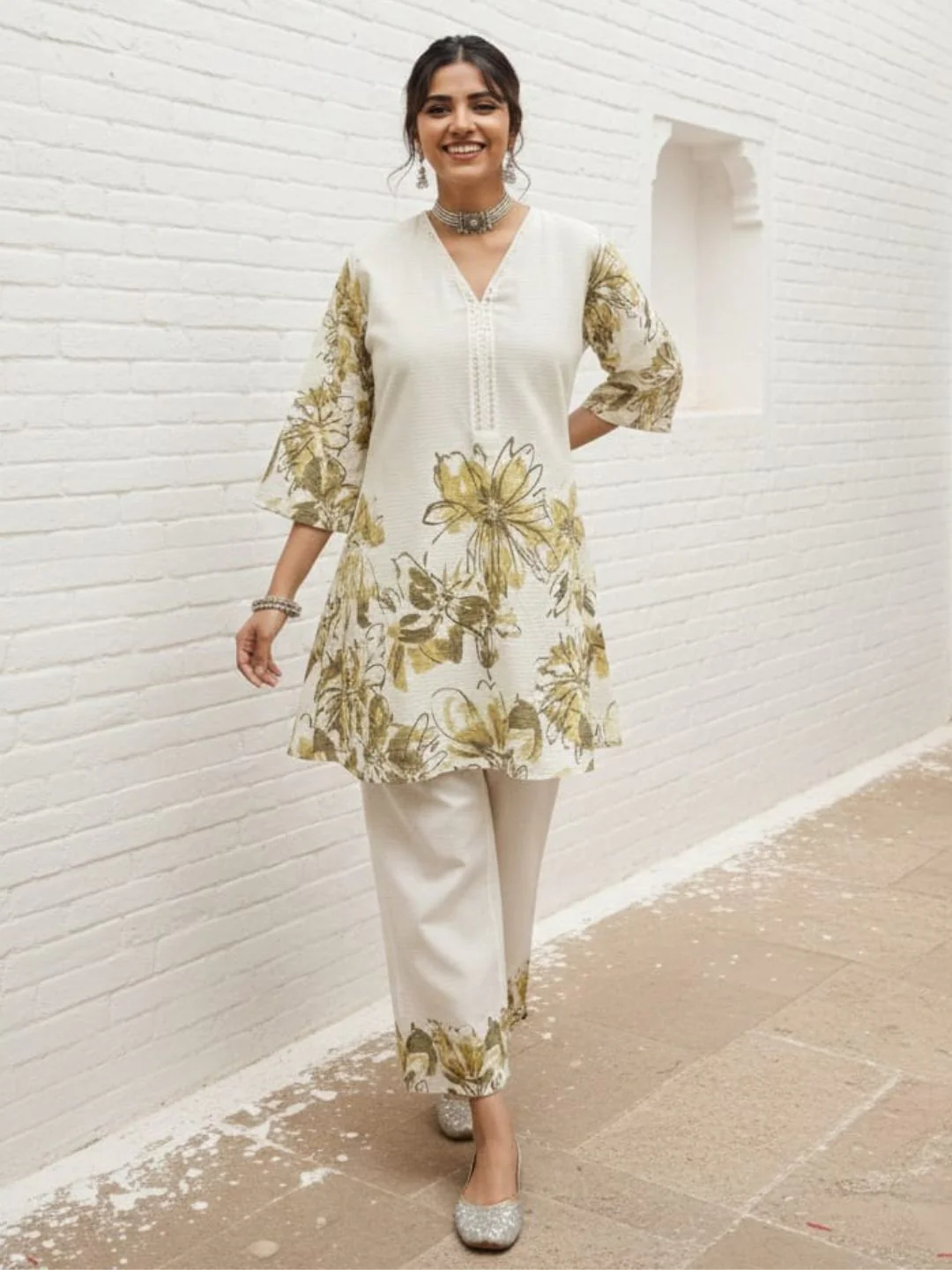 Swades Fern cotton co-ord set - Image 4