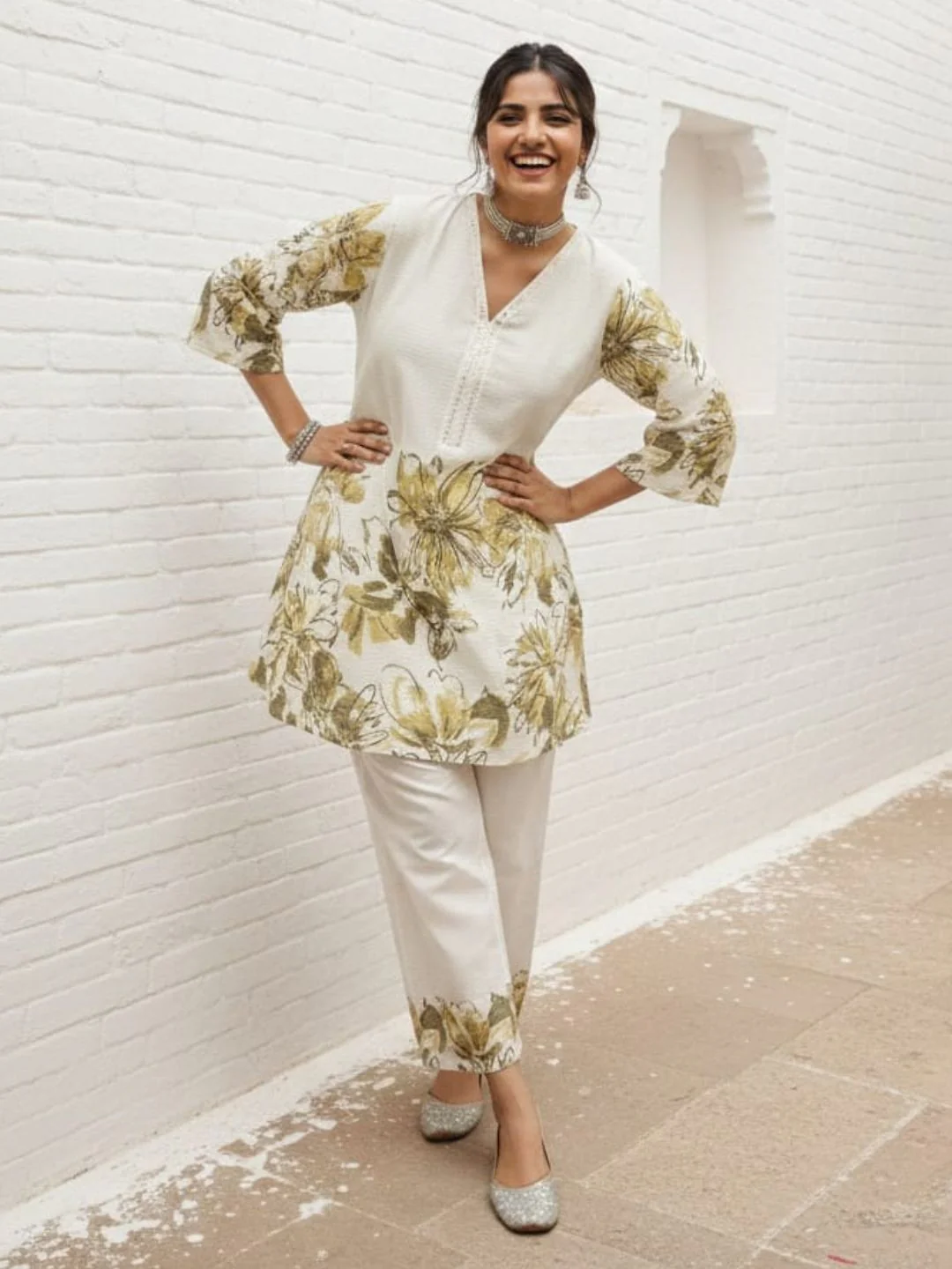 Swades Fern cotton co-ord set - Image 5