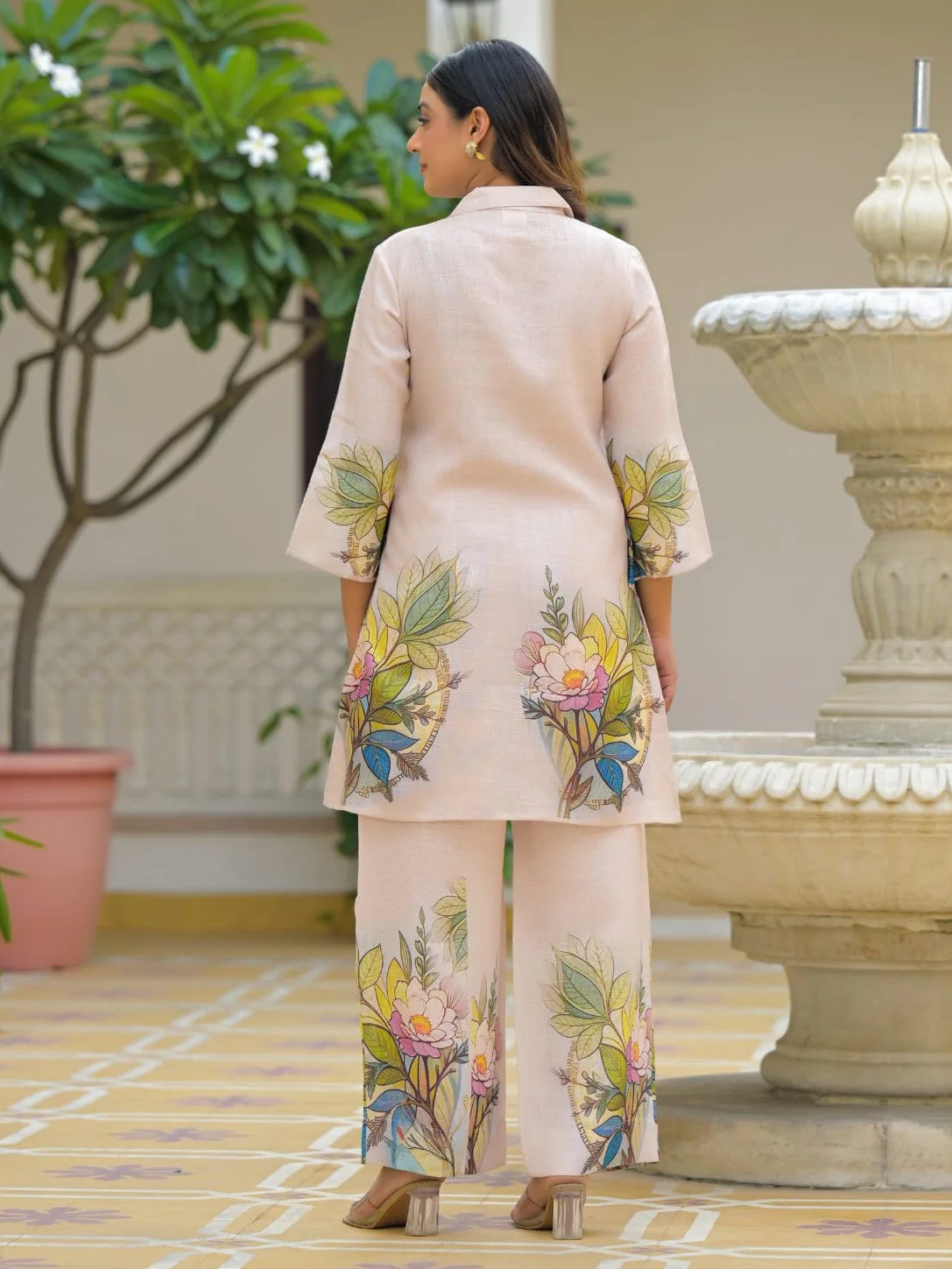 Gabru tuscan printed cotton co-ord set - Image 3