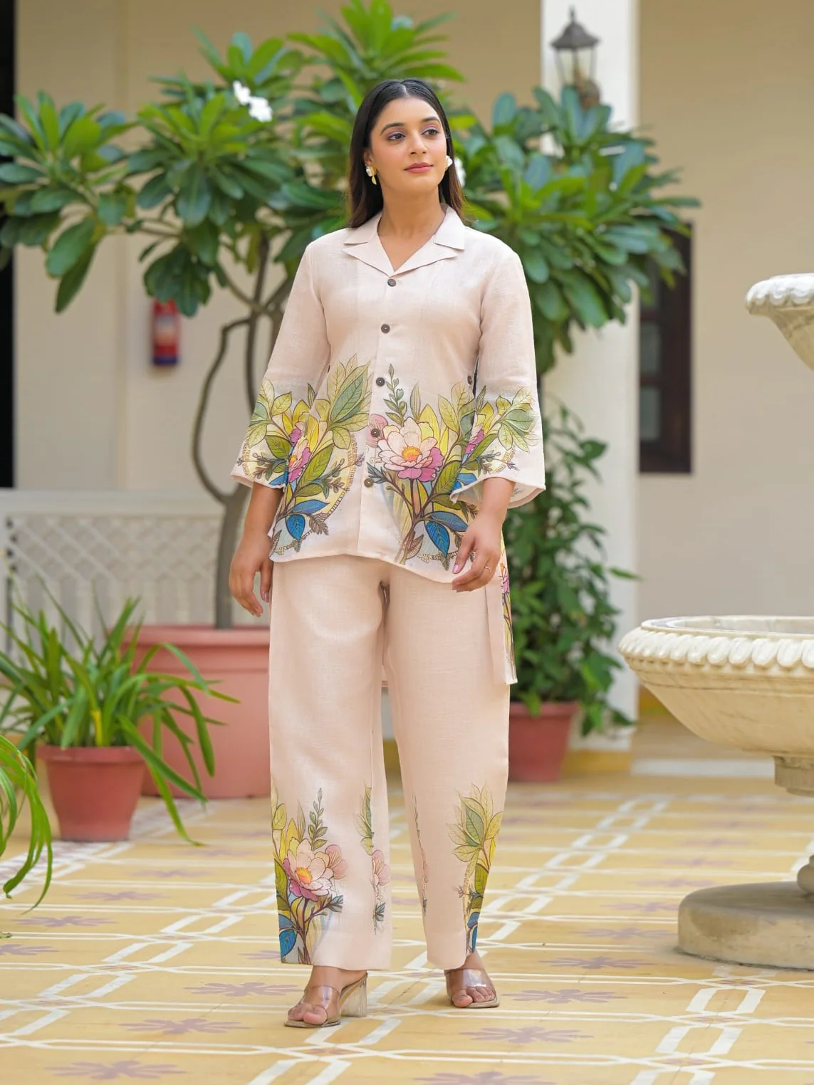 Gabru tuscan printed cotton co-ord set - Image 4
