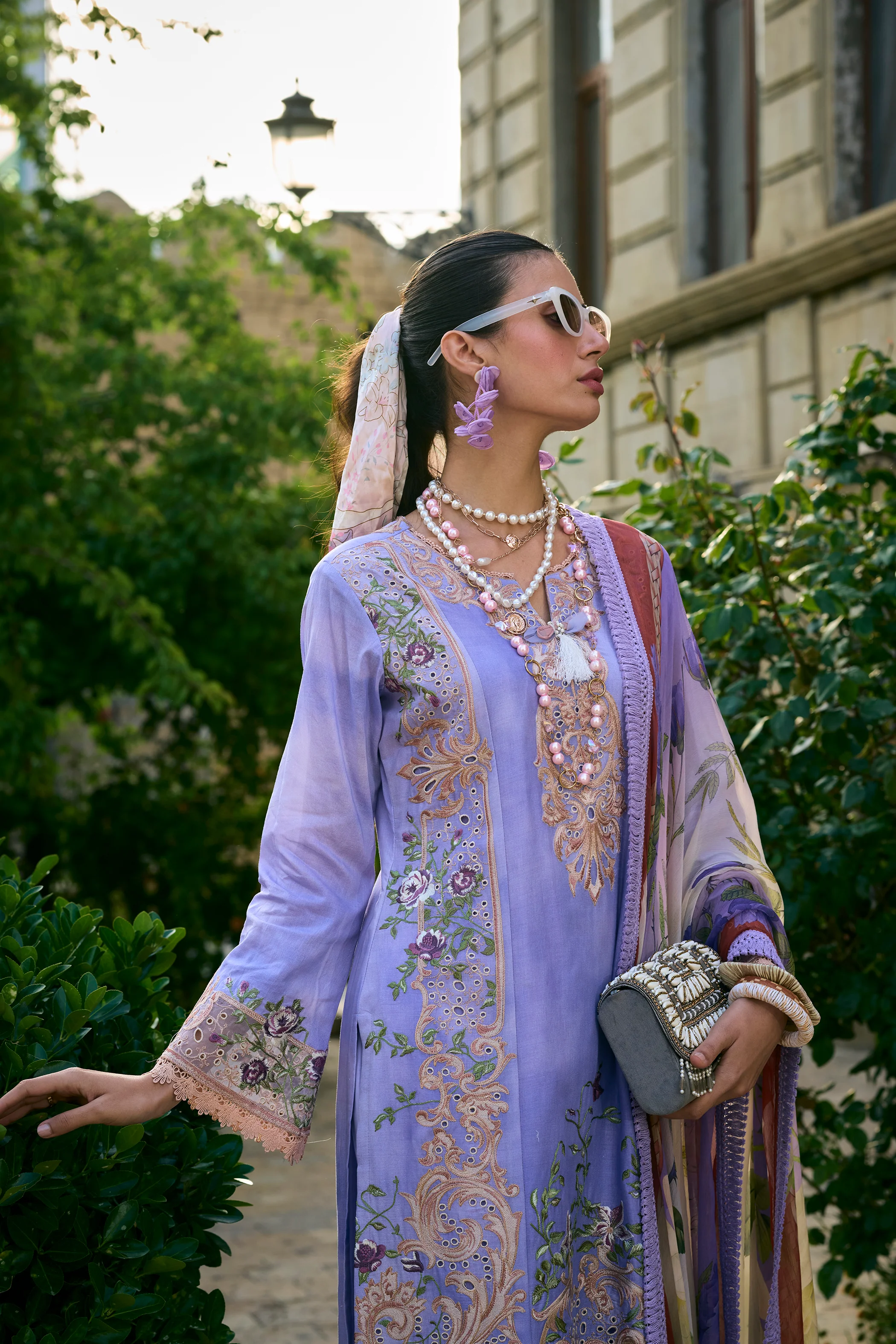 Rasheeda Heather Full Work Lawn Suit - Image 10