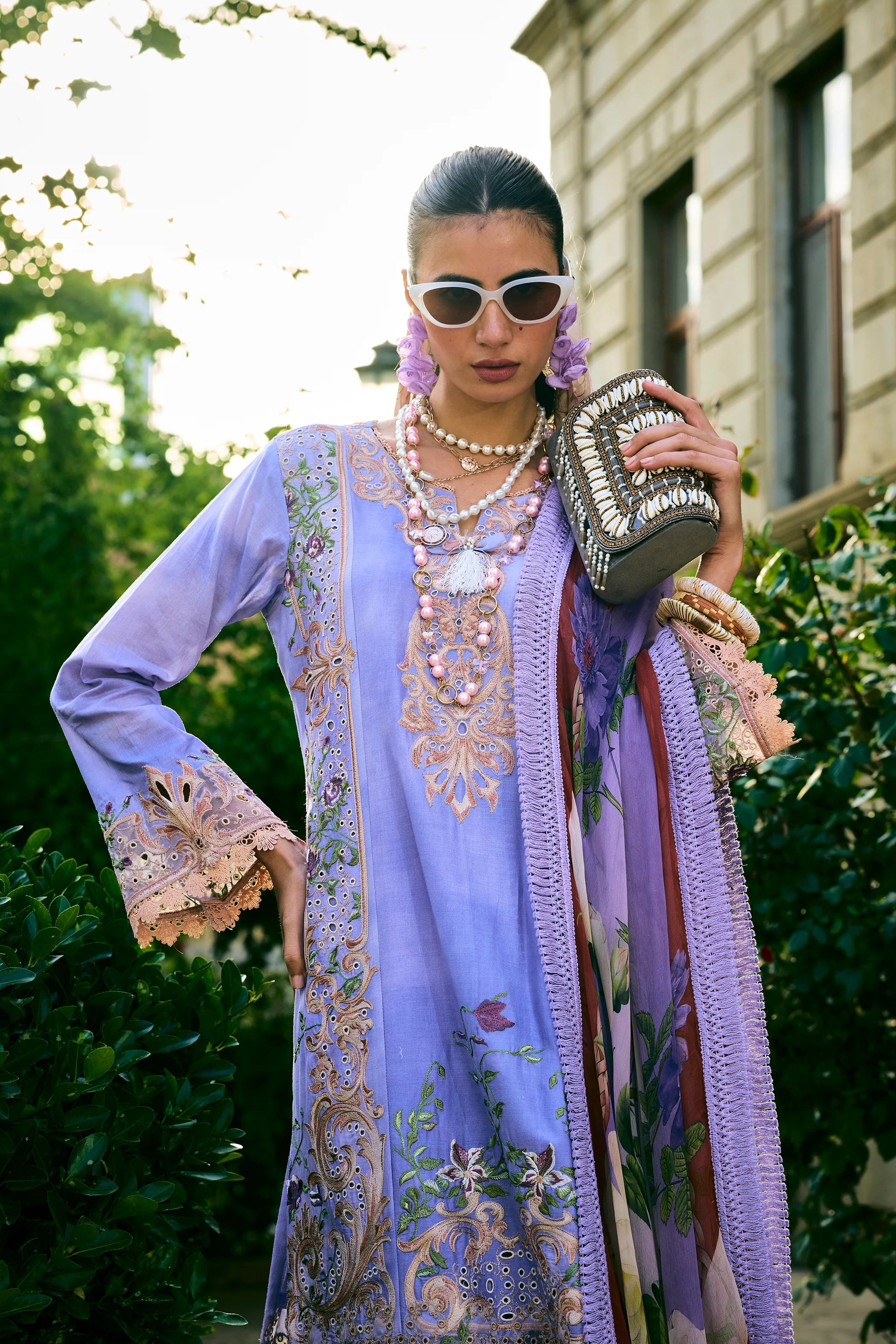 Rasheeda Heather Full Work Lawn Suit - Image 2