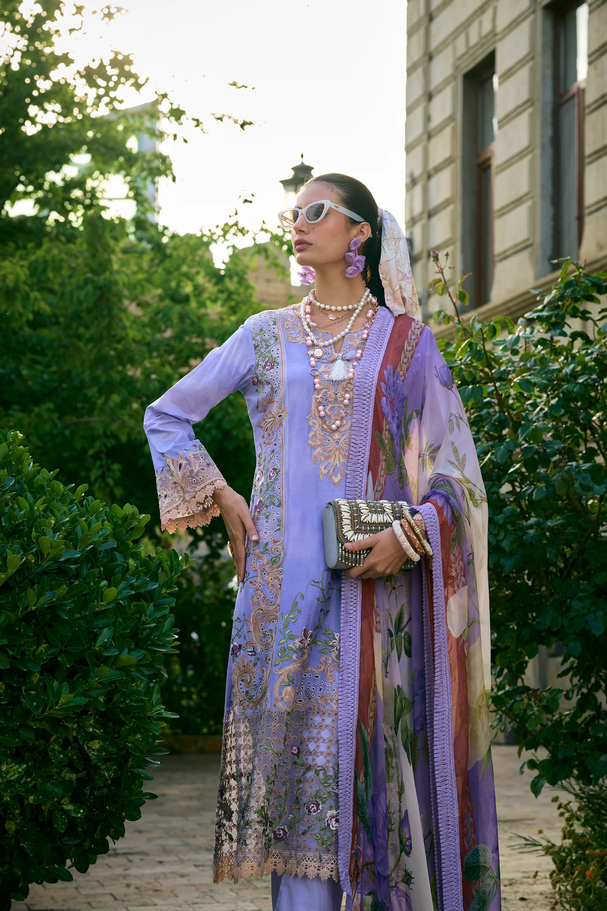 Rasheeda Heather Full Work Lawn Suit - Image 7