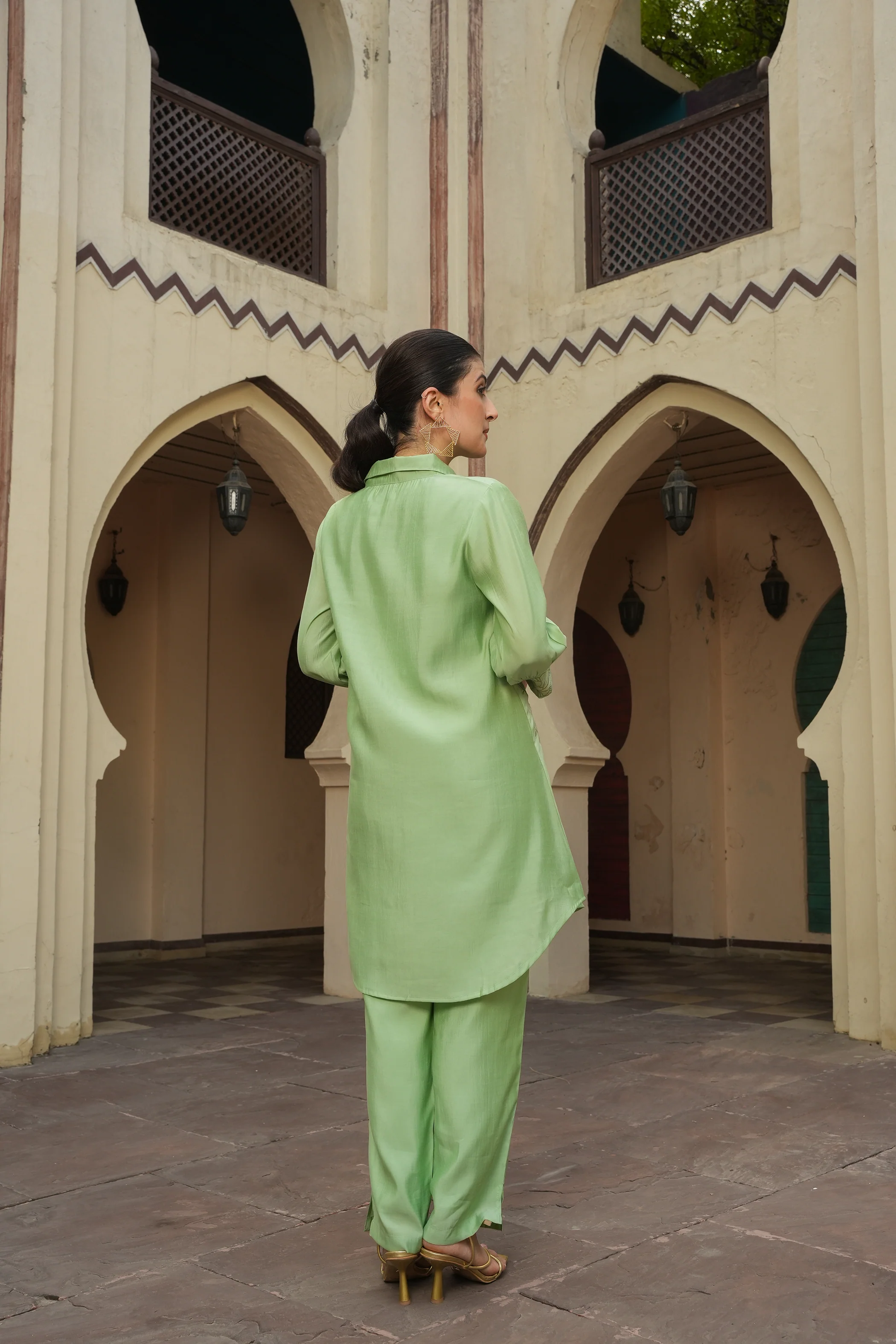 Holly Fern Embroidery Co-ord Set - Image 3