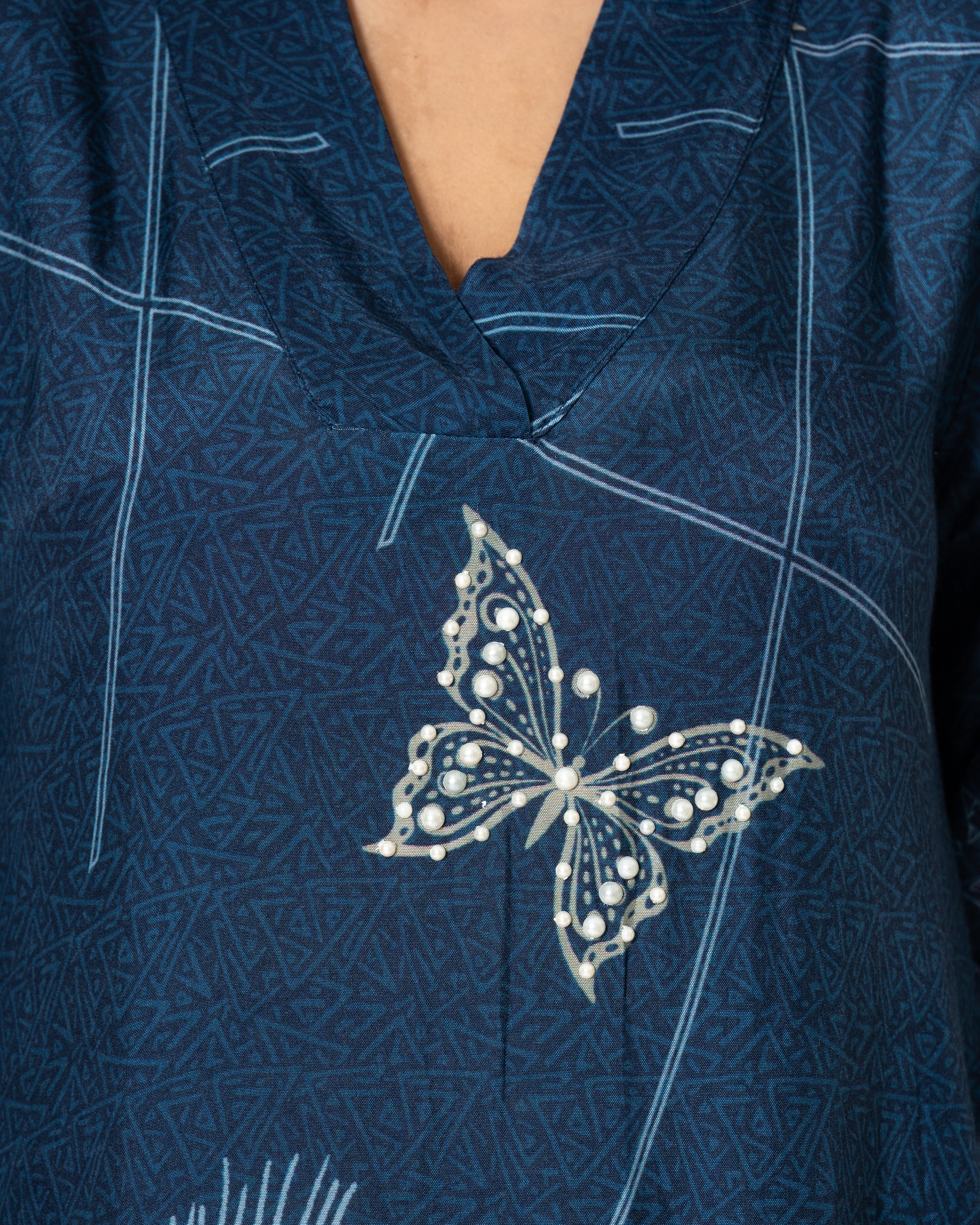 Naina Indigo Co-ord Set - Image 7