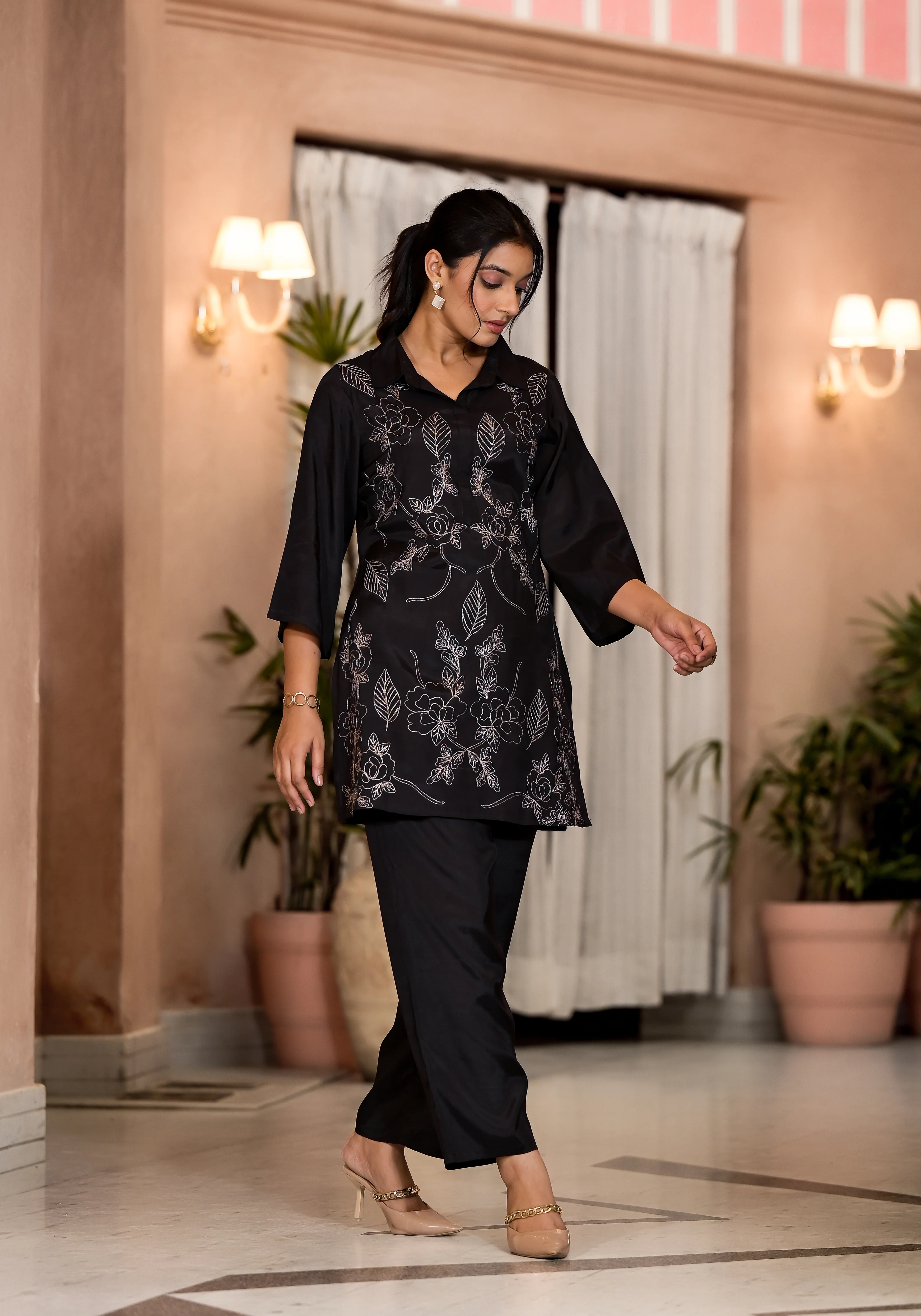 Irene Jade Premium embroidered Co-ord Set - Image 4