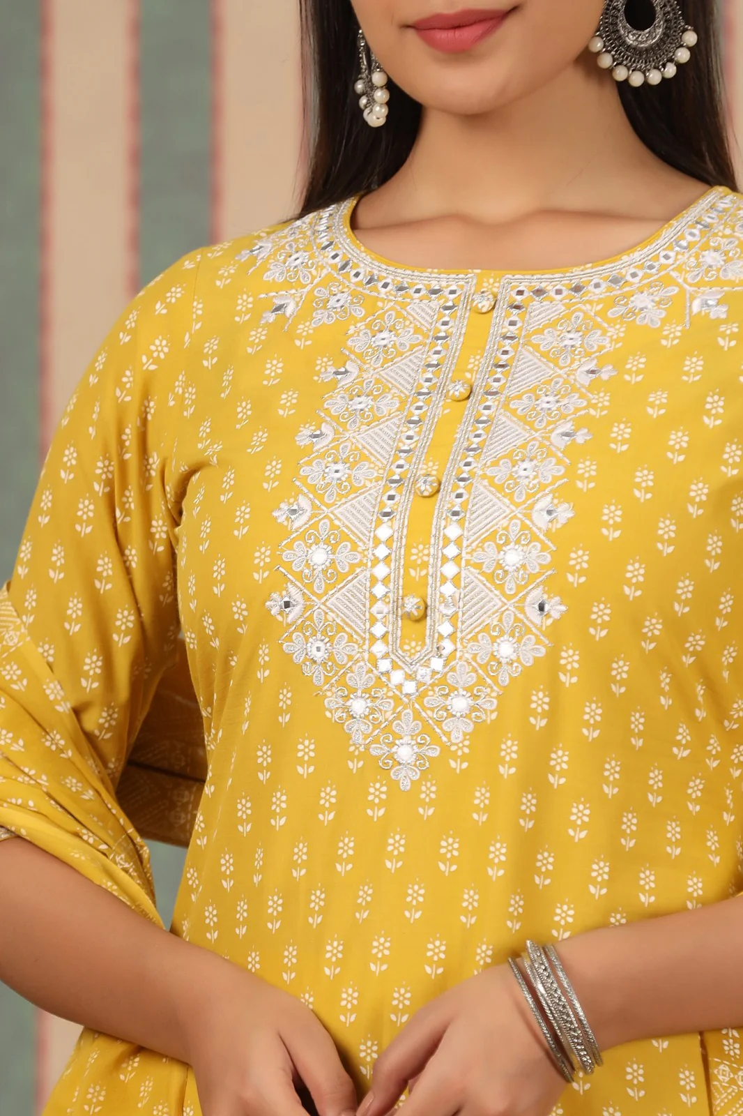 RADHYA SUNSHINE COTTON SUIT SET - Image 3