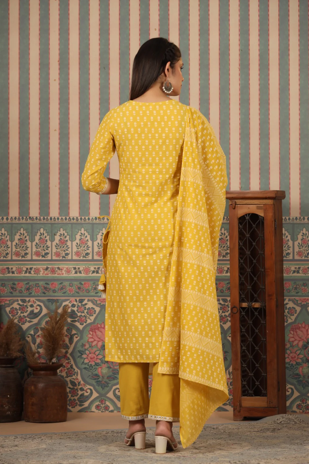 RADHYA SUNSHINE COTTON SUIT SET - Image 4