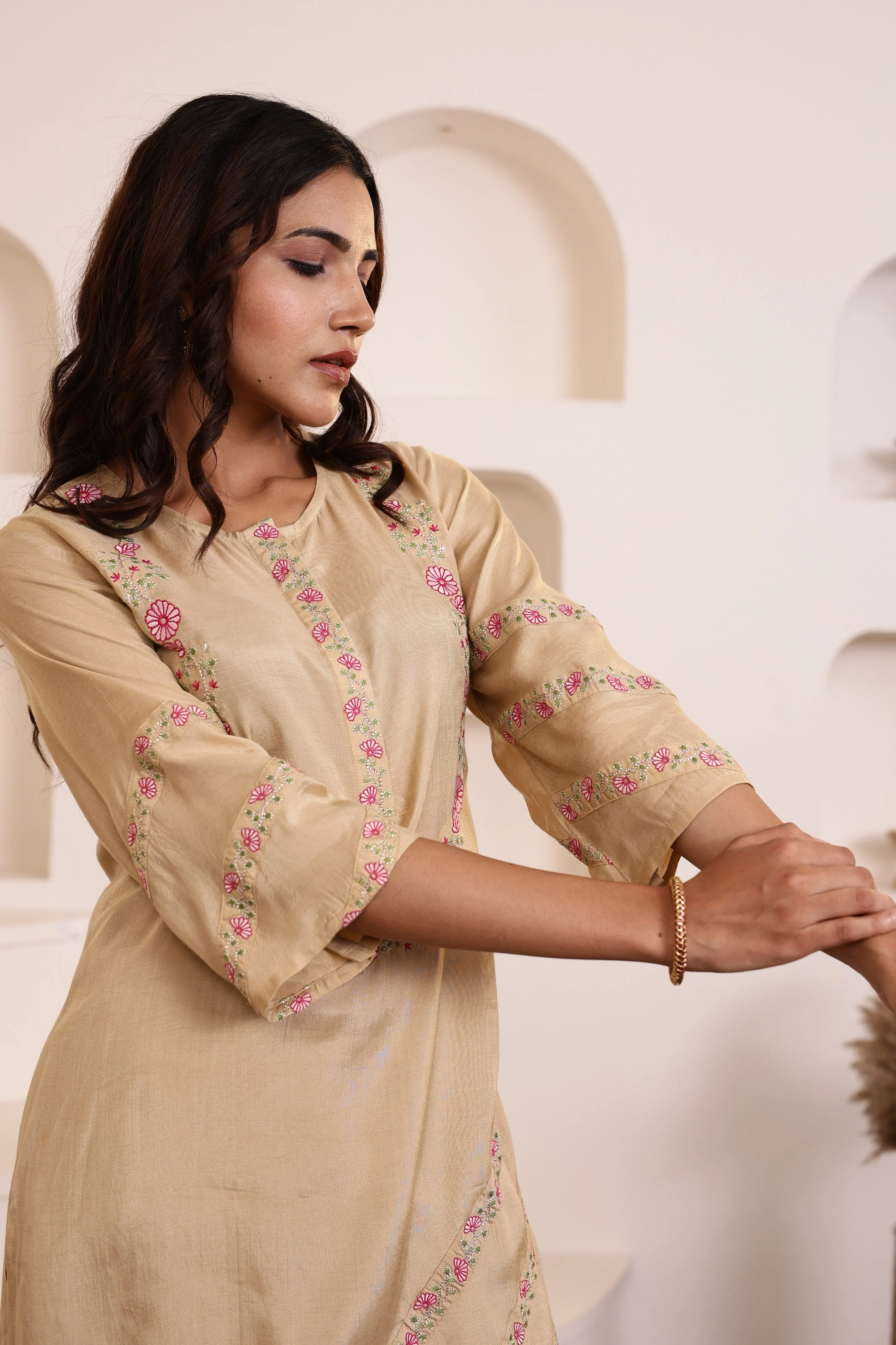 Raya Honey Embroidered Co-ord Set - Image 8