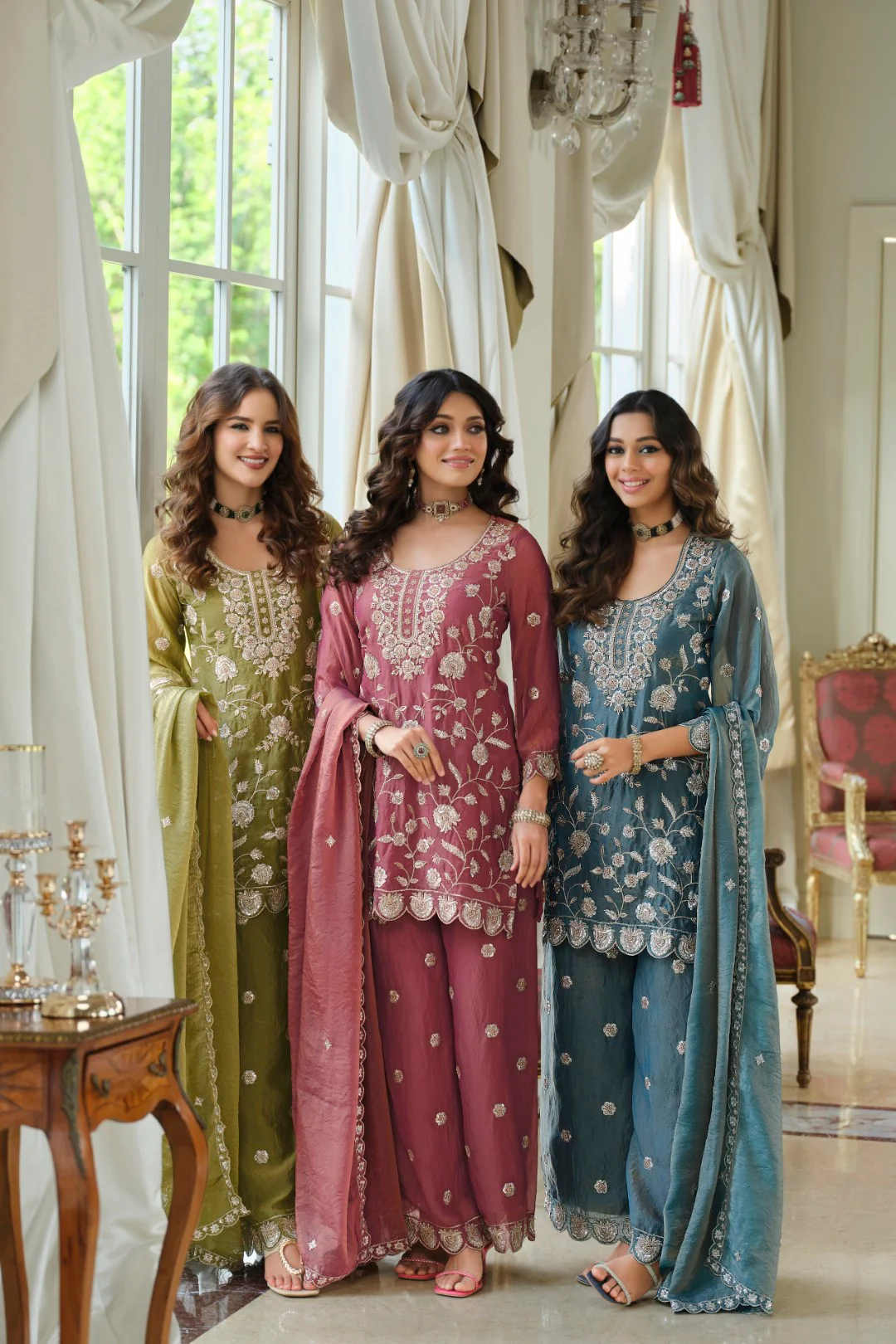 Adab Rouge Full Work Suit Set - Image 8