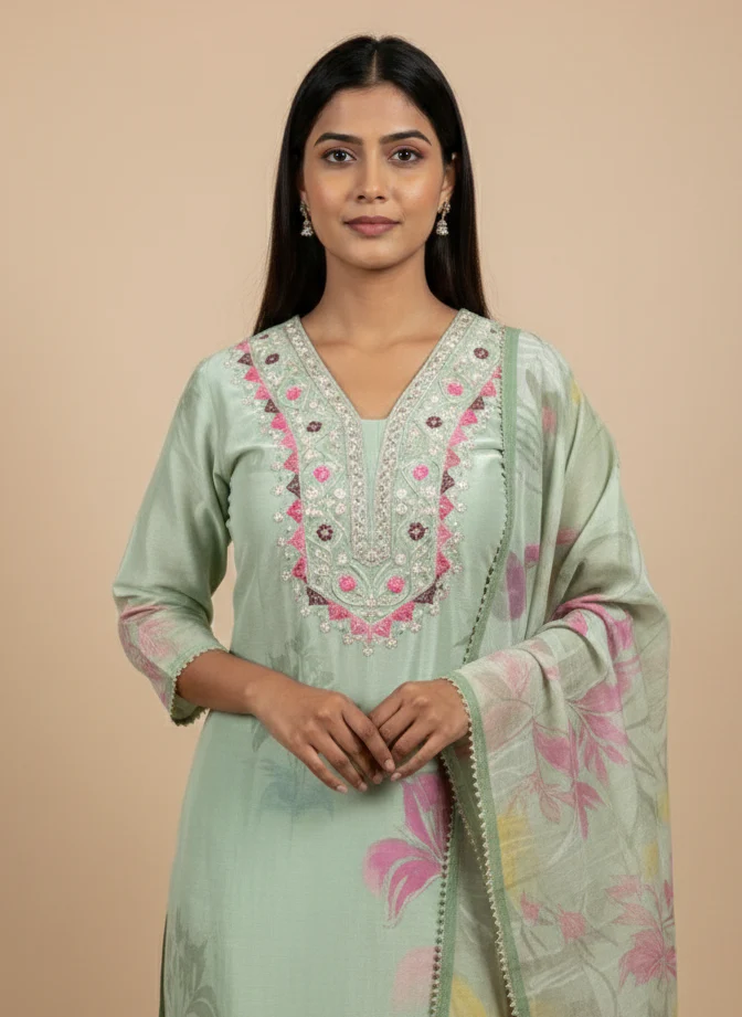 Baha Pista Printed Suit Set - Image 2