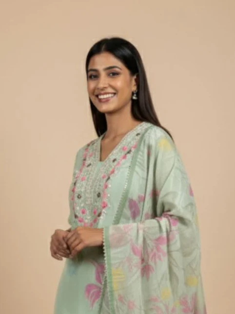 Baha Pista Printed Suit Set - Image 4