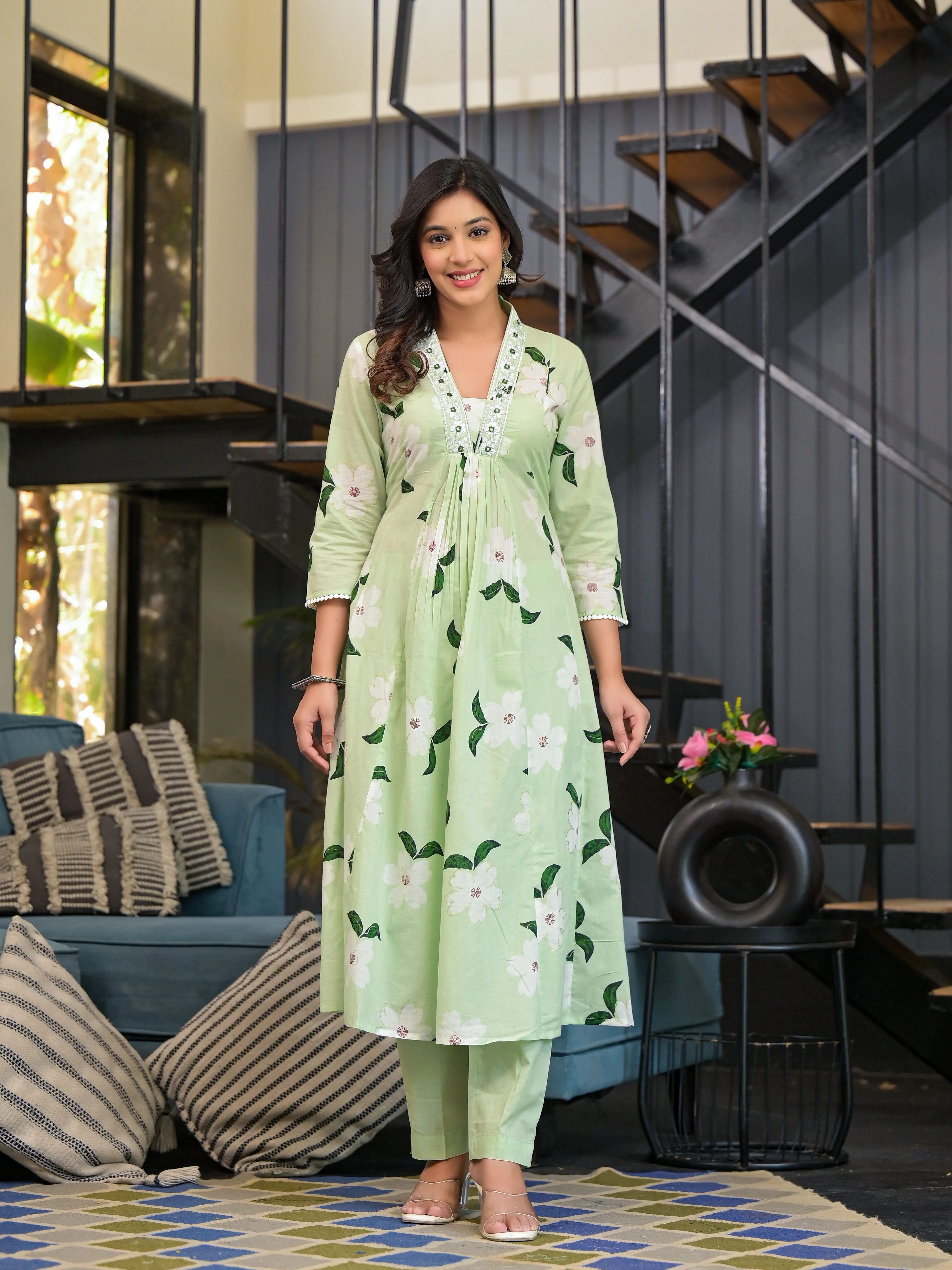 Diti Pista Pure Cotton Suit Set - Image 5
