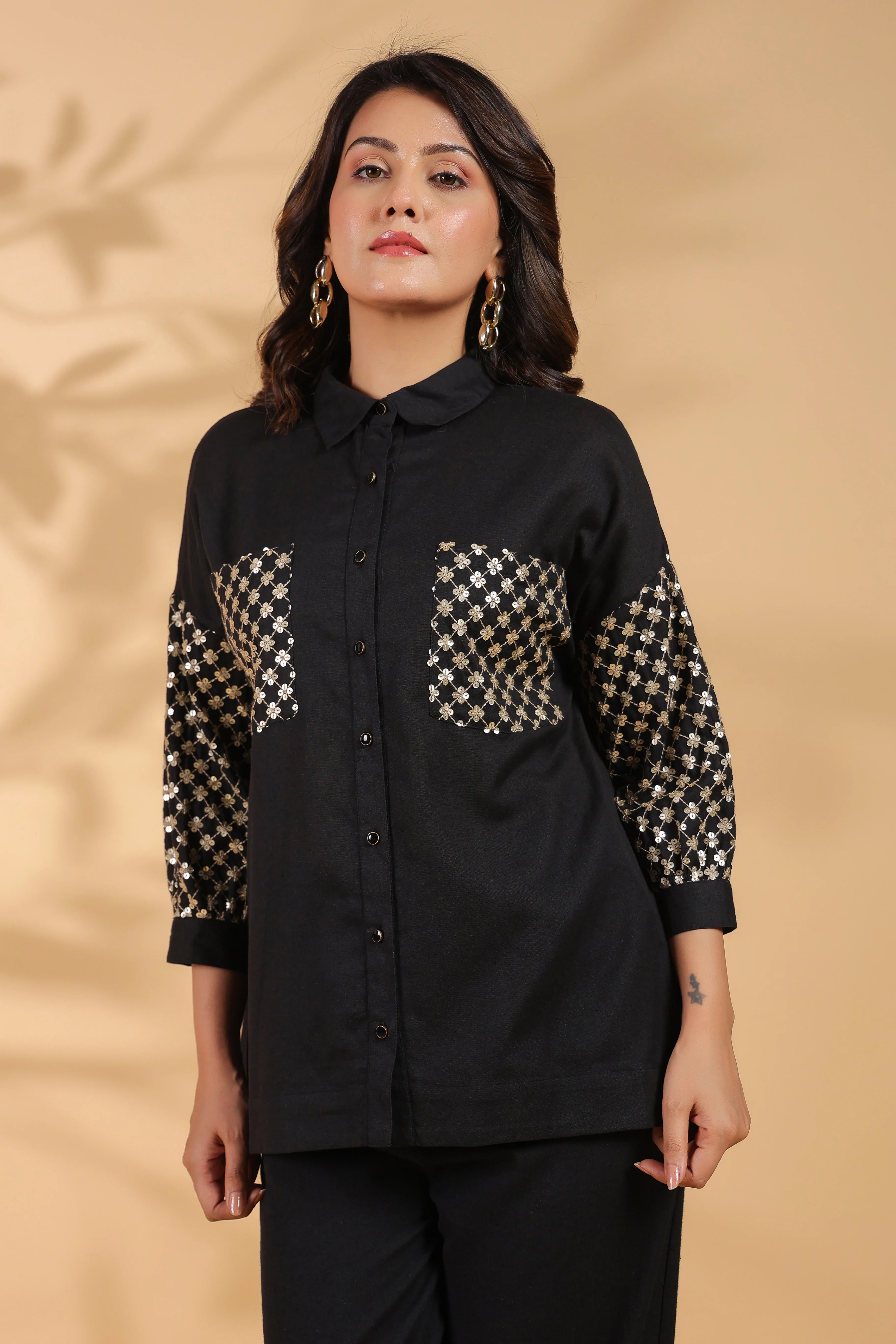 Tracy Jet Sequins Premium Co-ord Set - Image 7