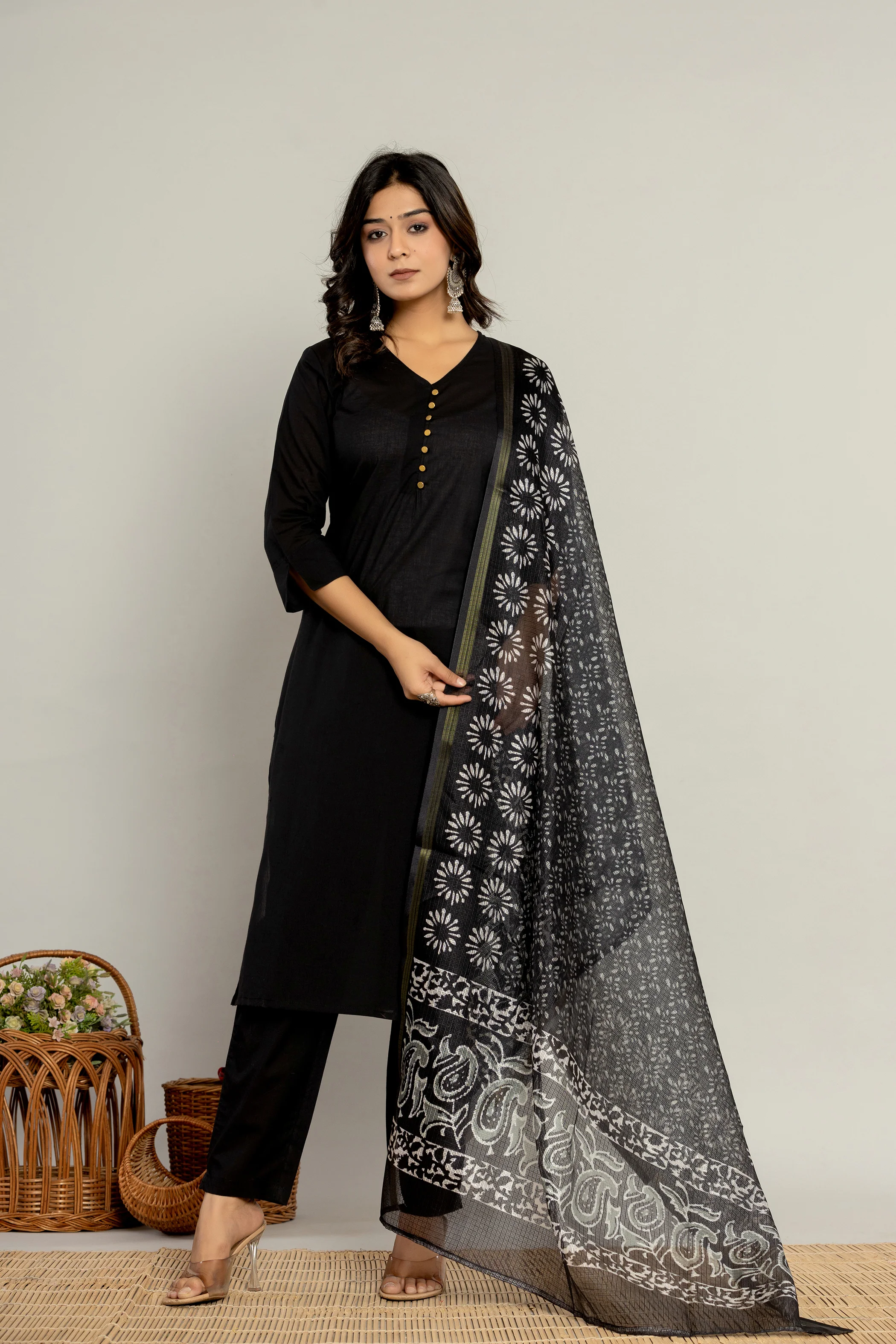 Prapti Swish Cotton Suit Set - Image 4