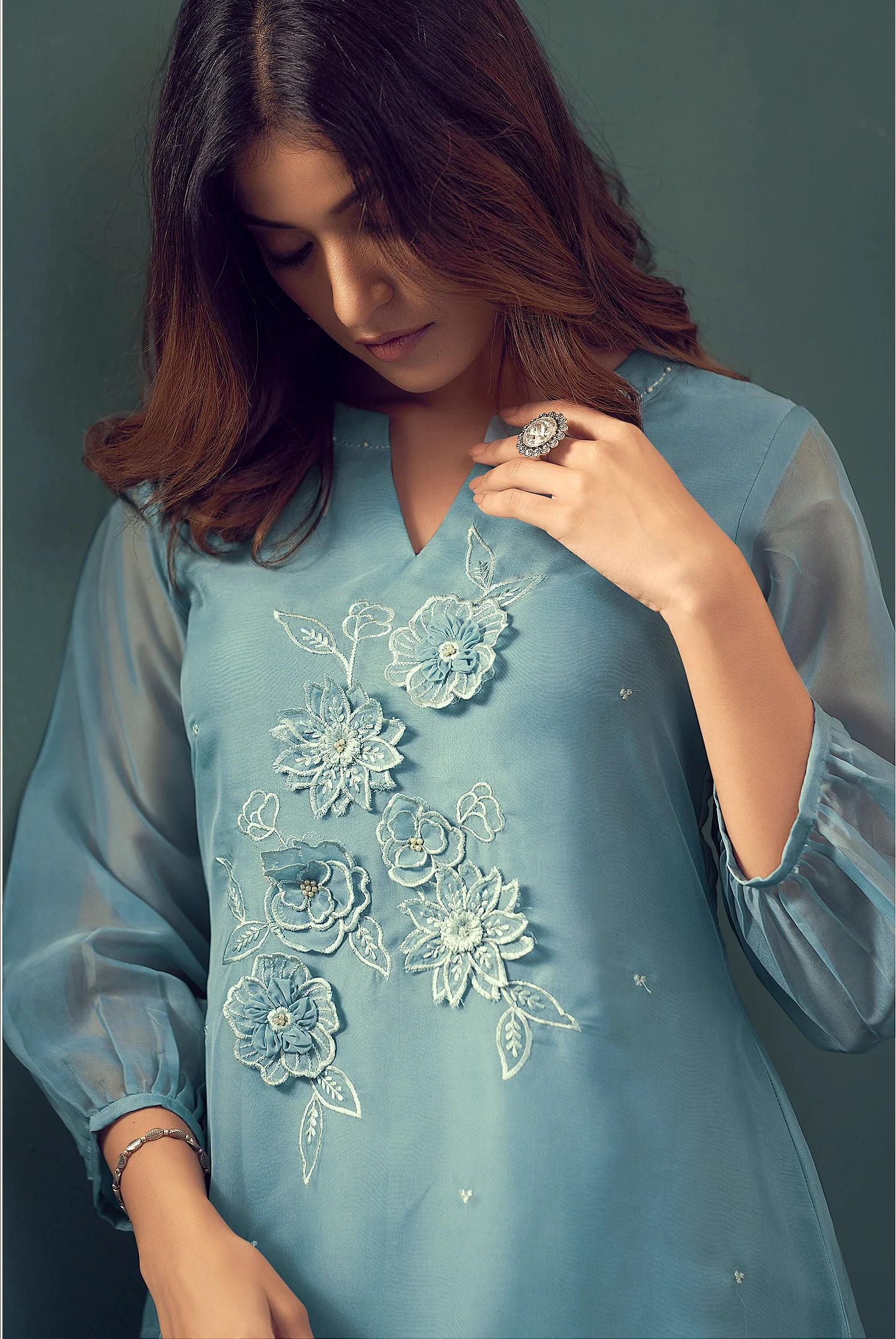 Anushka Softblue Co-ord Set - Image 2