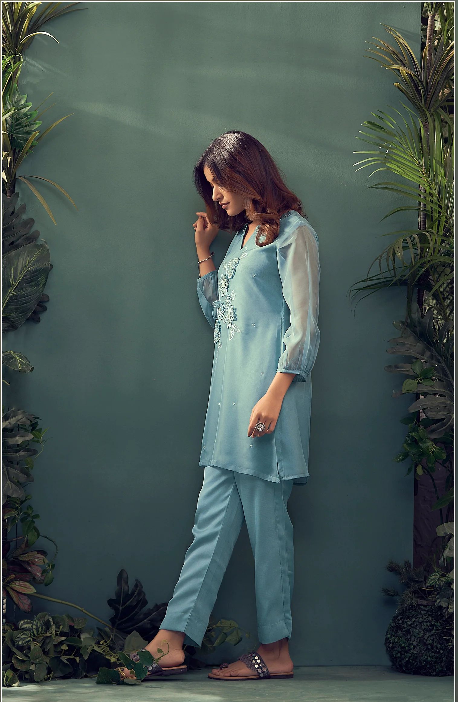 Anushka Softblue Co-ord Set - Image 3