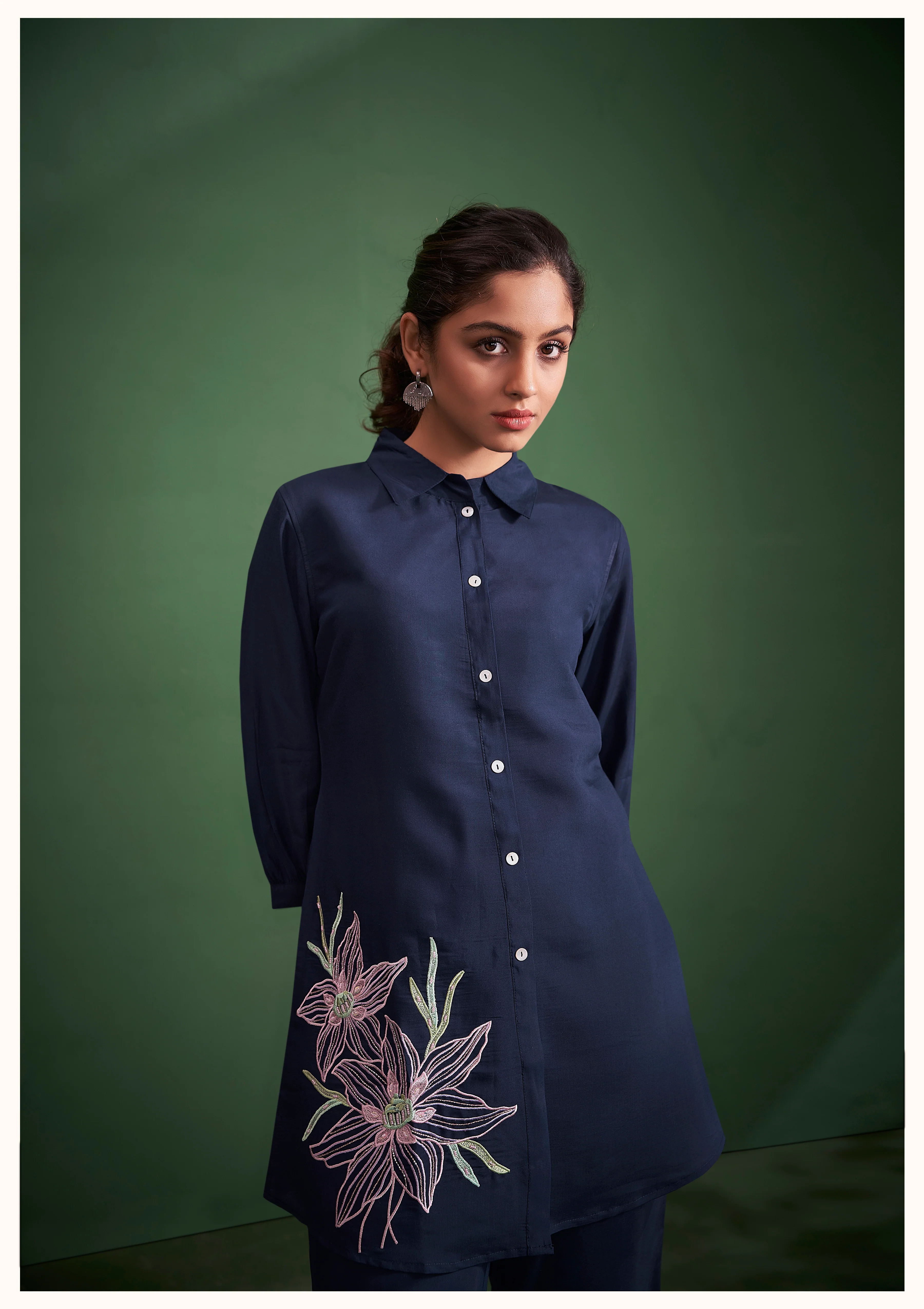 Akaay Navy Co-ord Set - Image 2