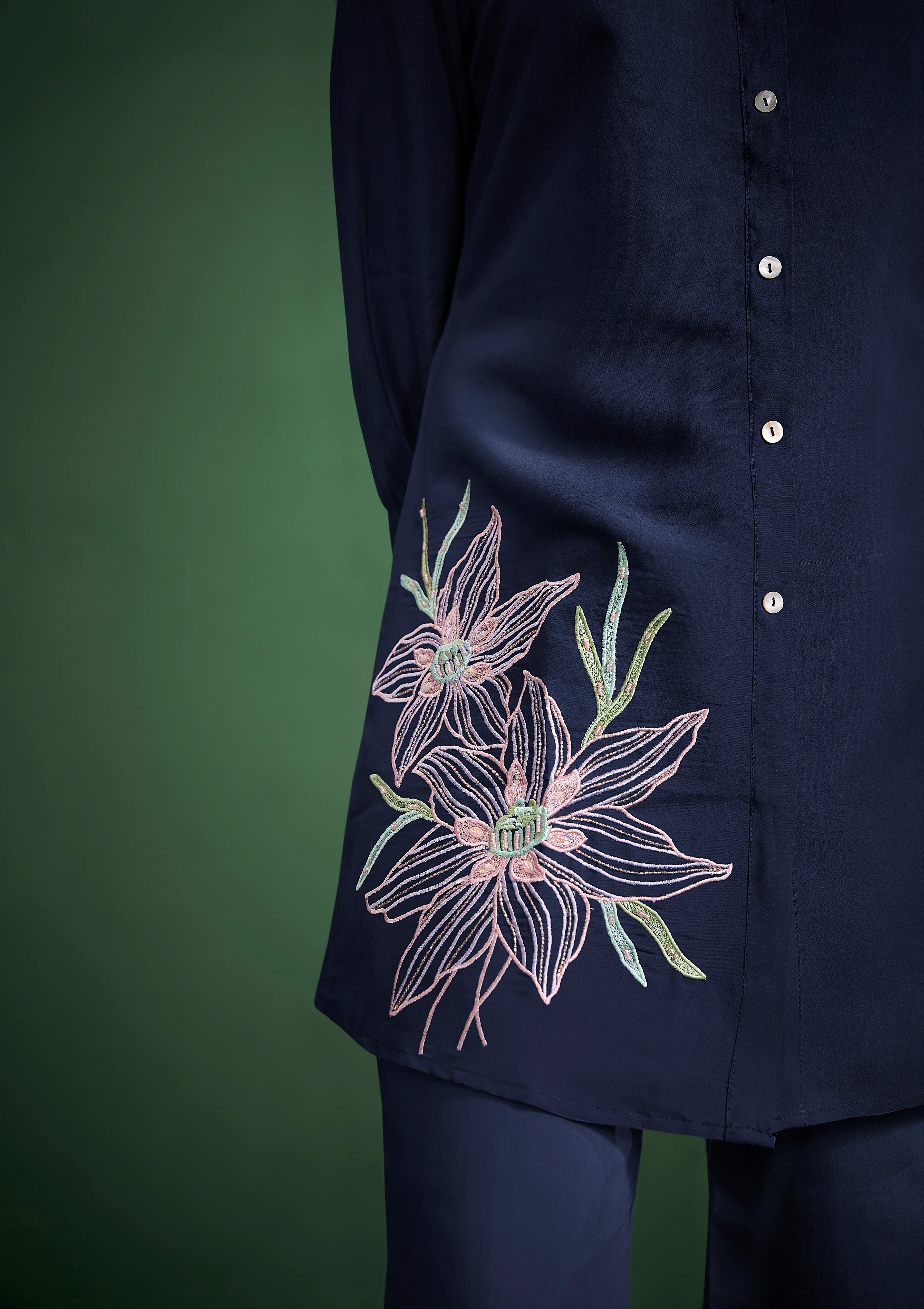 Akaay Navy Co-ord Set - Image 3