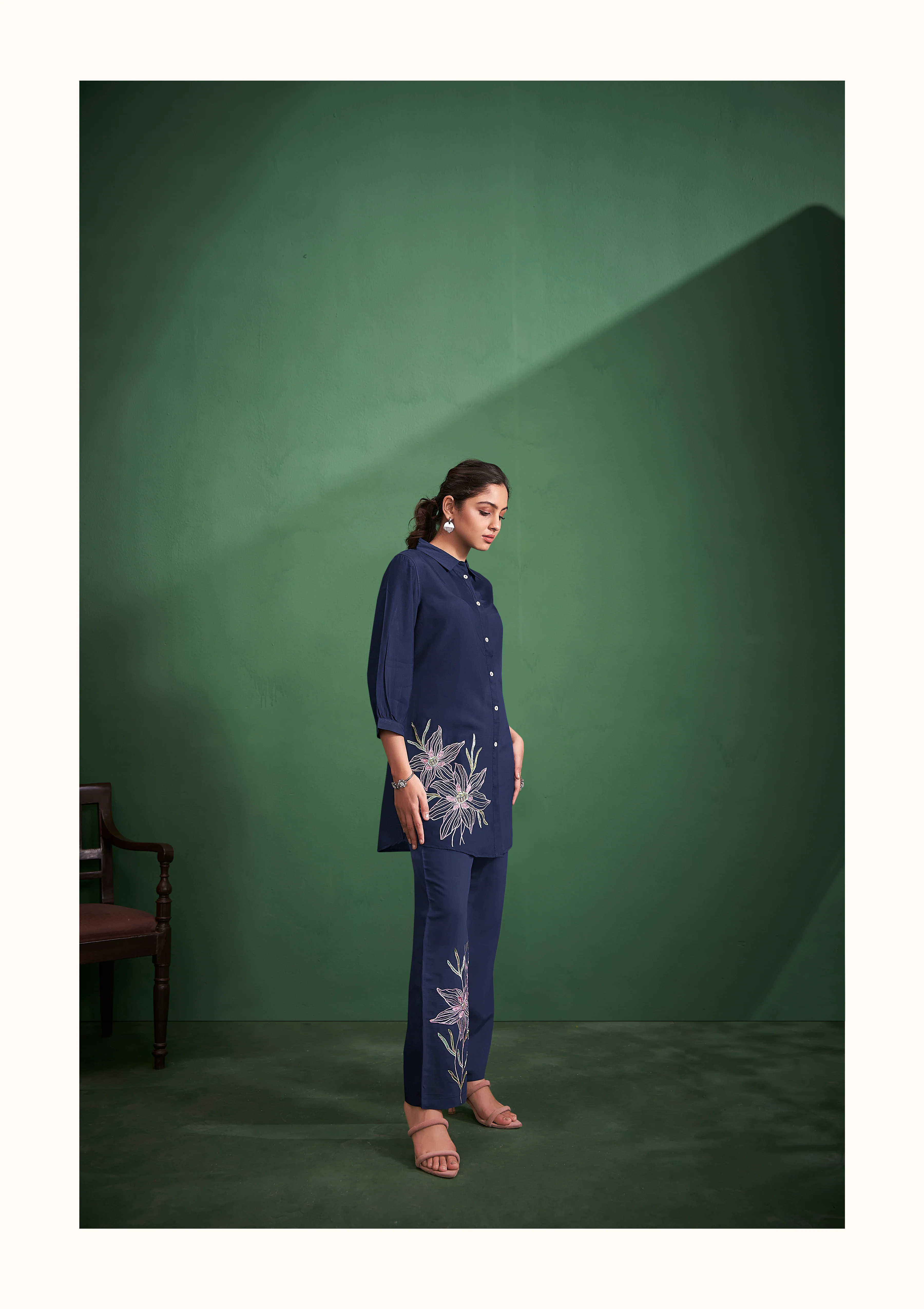 Akaay Navy Co-ord Set - Image 6