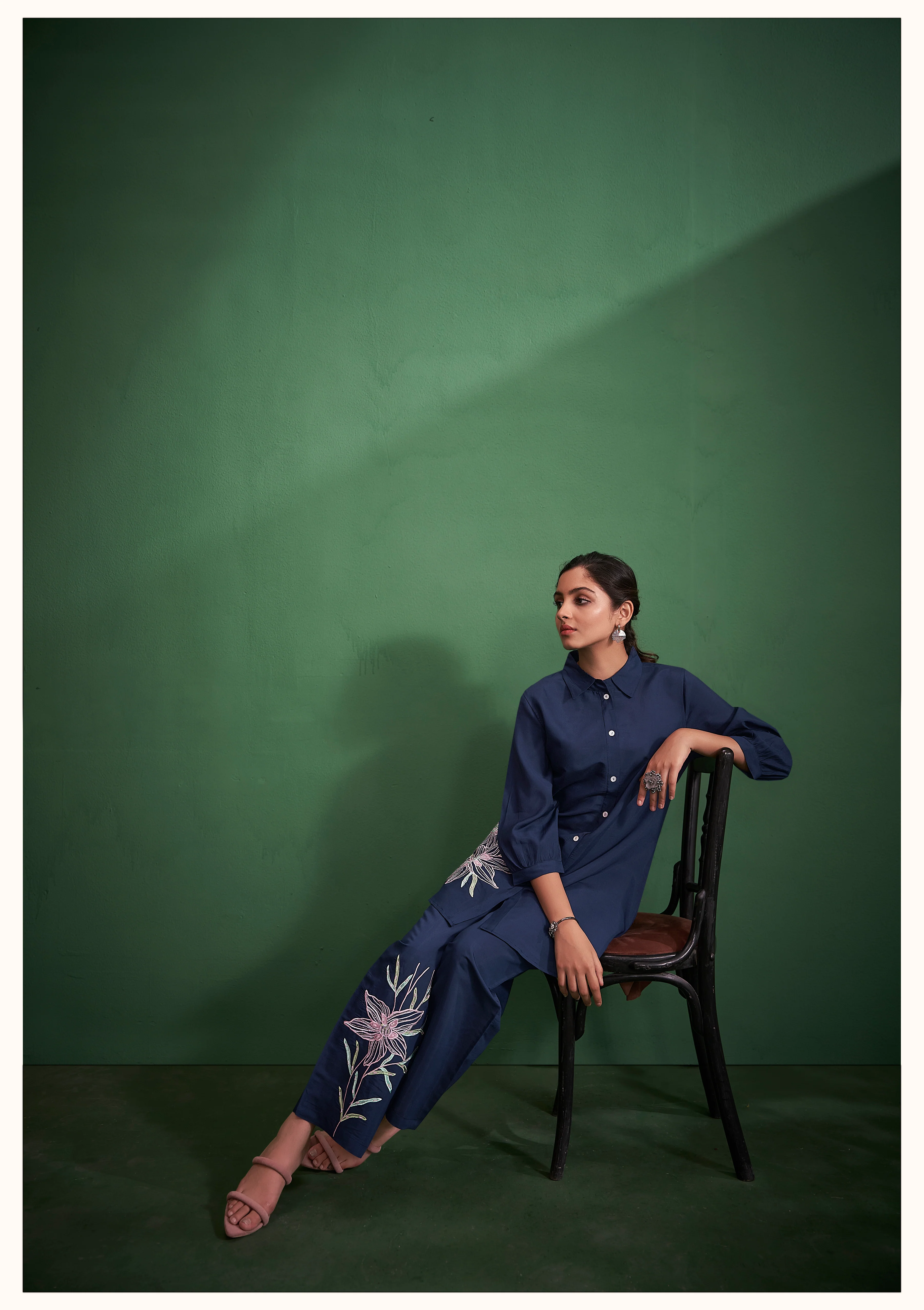 Akaay Navy Co-ord Set - Image 7
