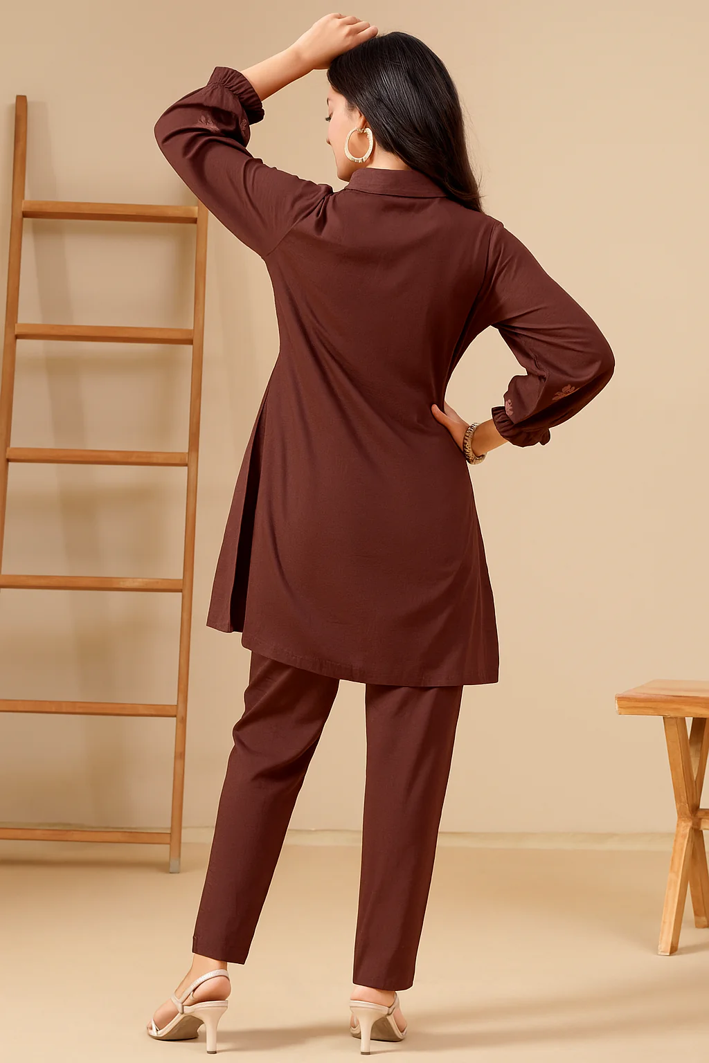 MODINA PEANUT APPLIQUE CO-ORD SET - Image 3