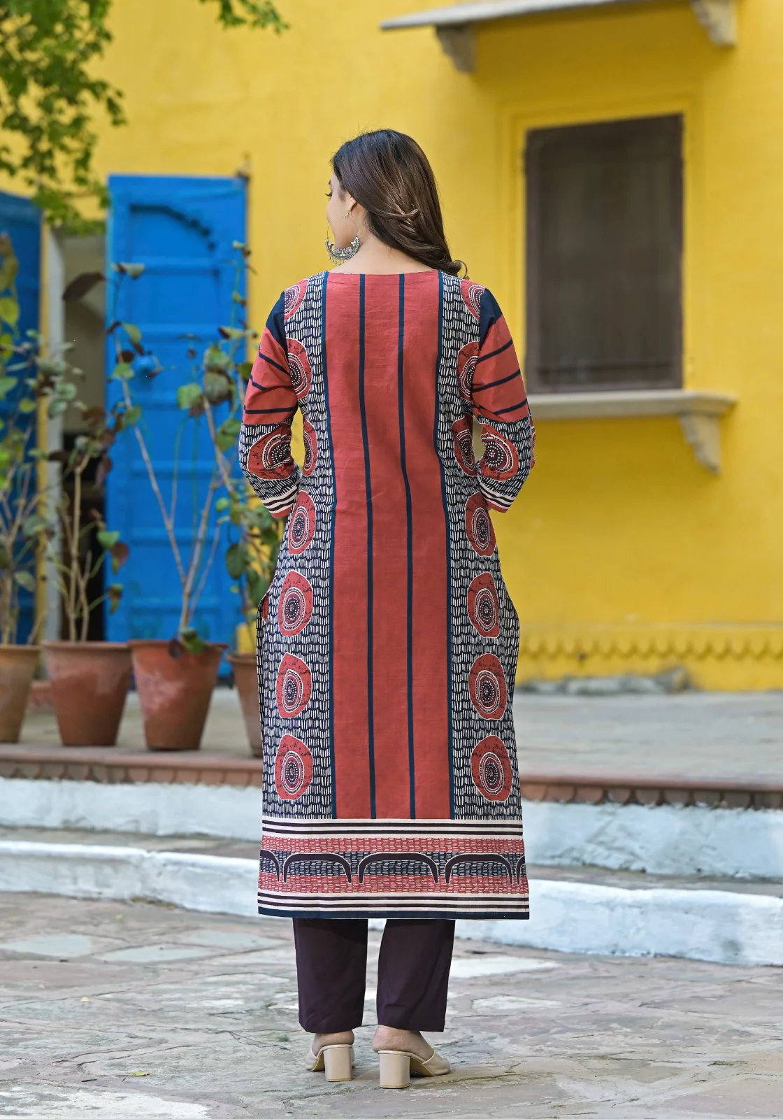 Bodhi brick Cotton Suit Set - Image 6
