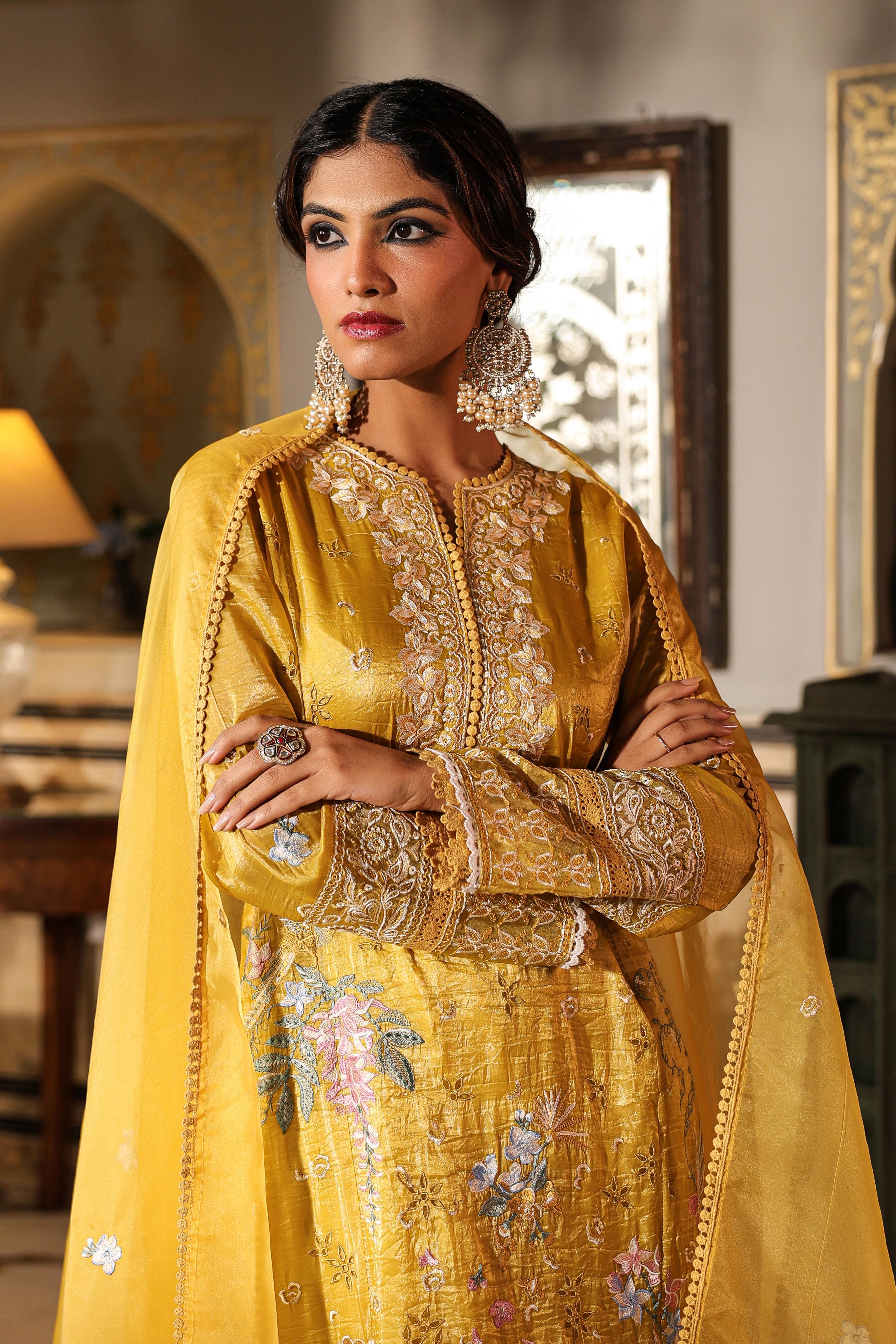 Tridhara Amber Full Heavy Work Lawn Premium Work Suit - Image 2
