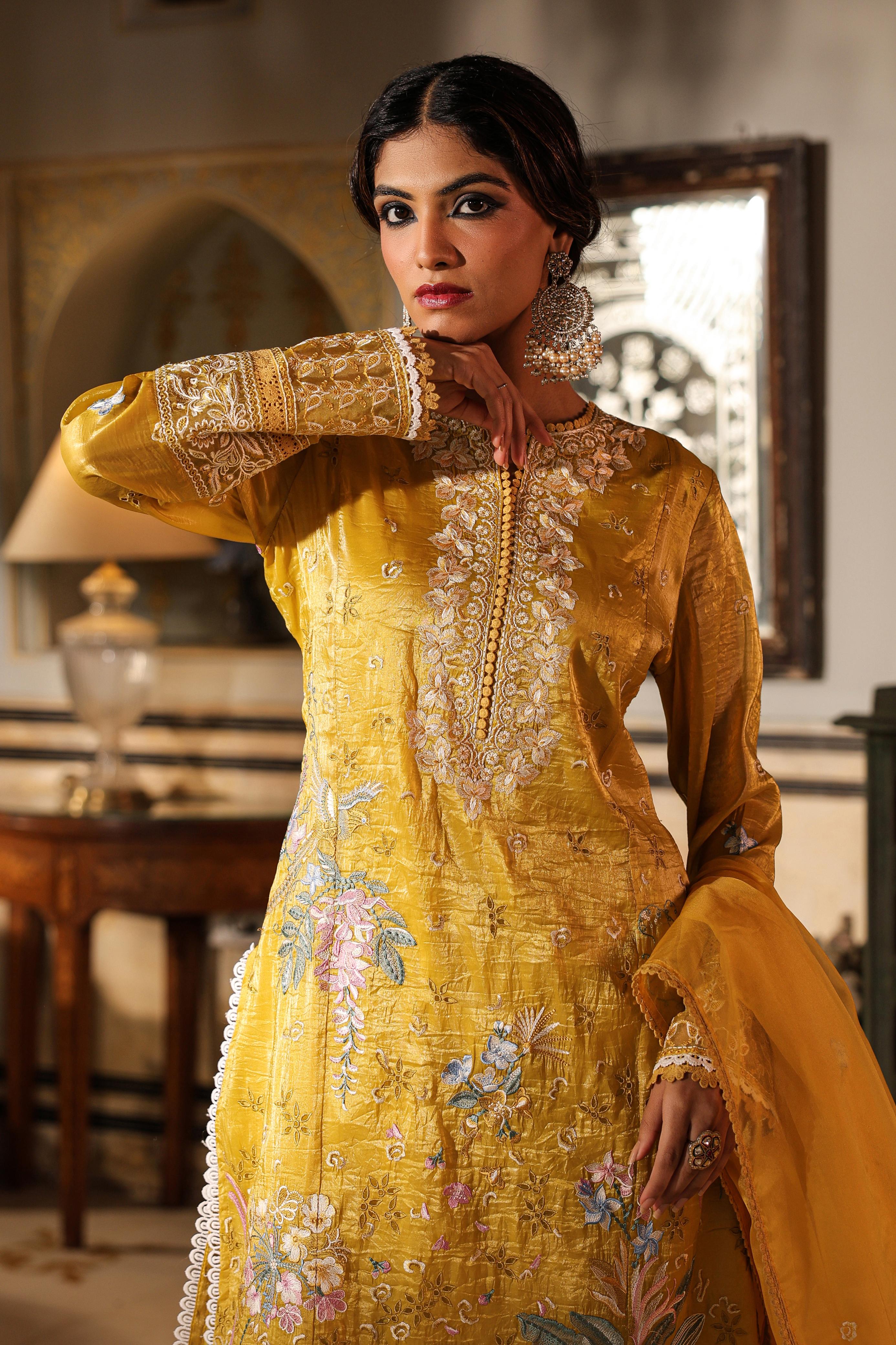 Tridhara Amber Full Heavy Work Lawn Premium Work Suit - Image 9