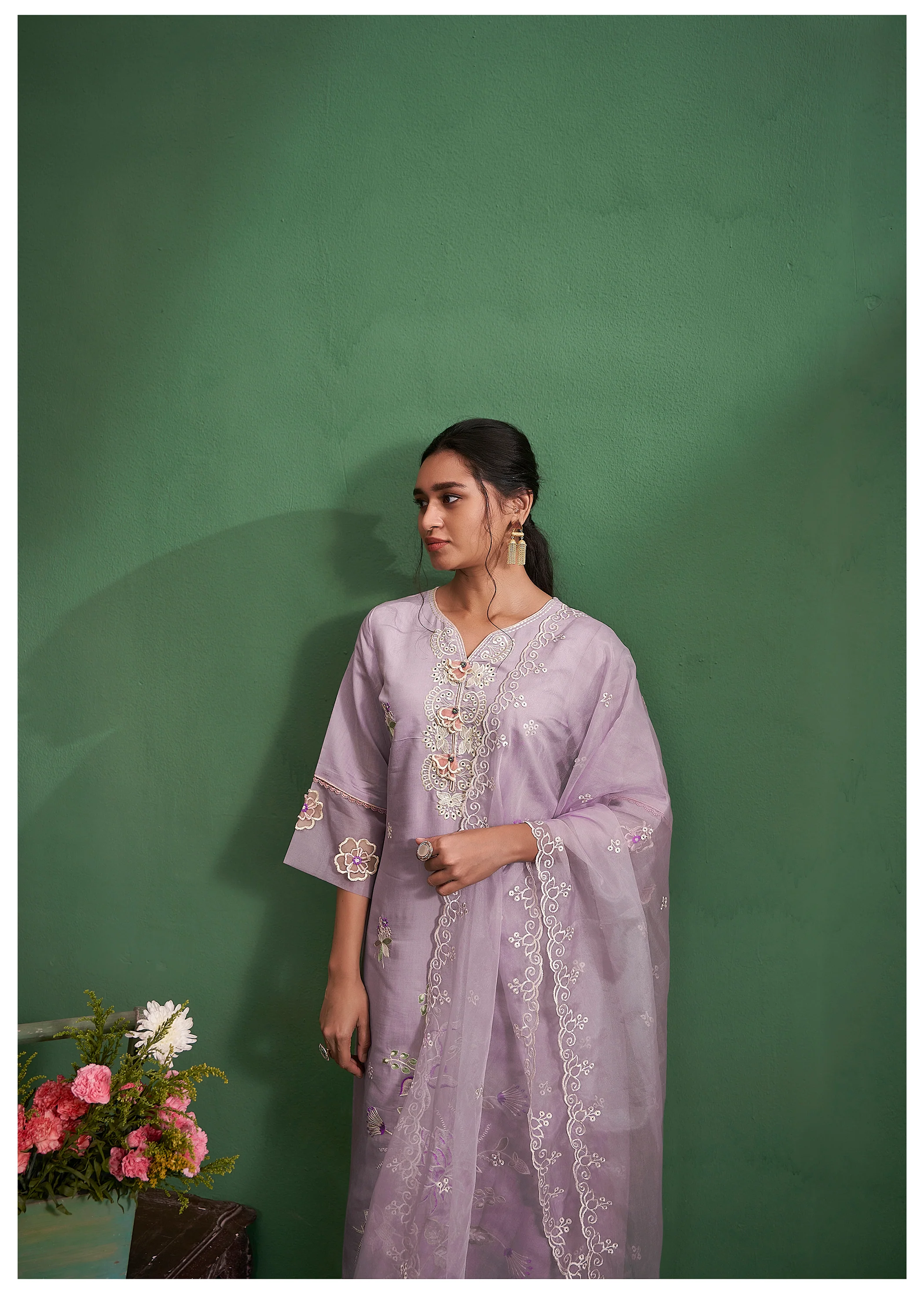 DISHA SOLLY EMBROIDERED SUIT SET - Image 3