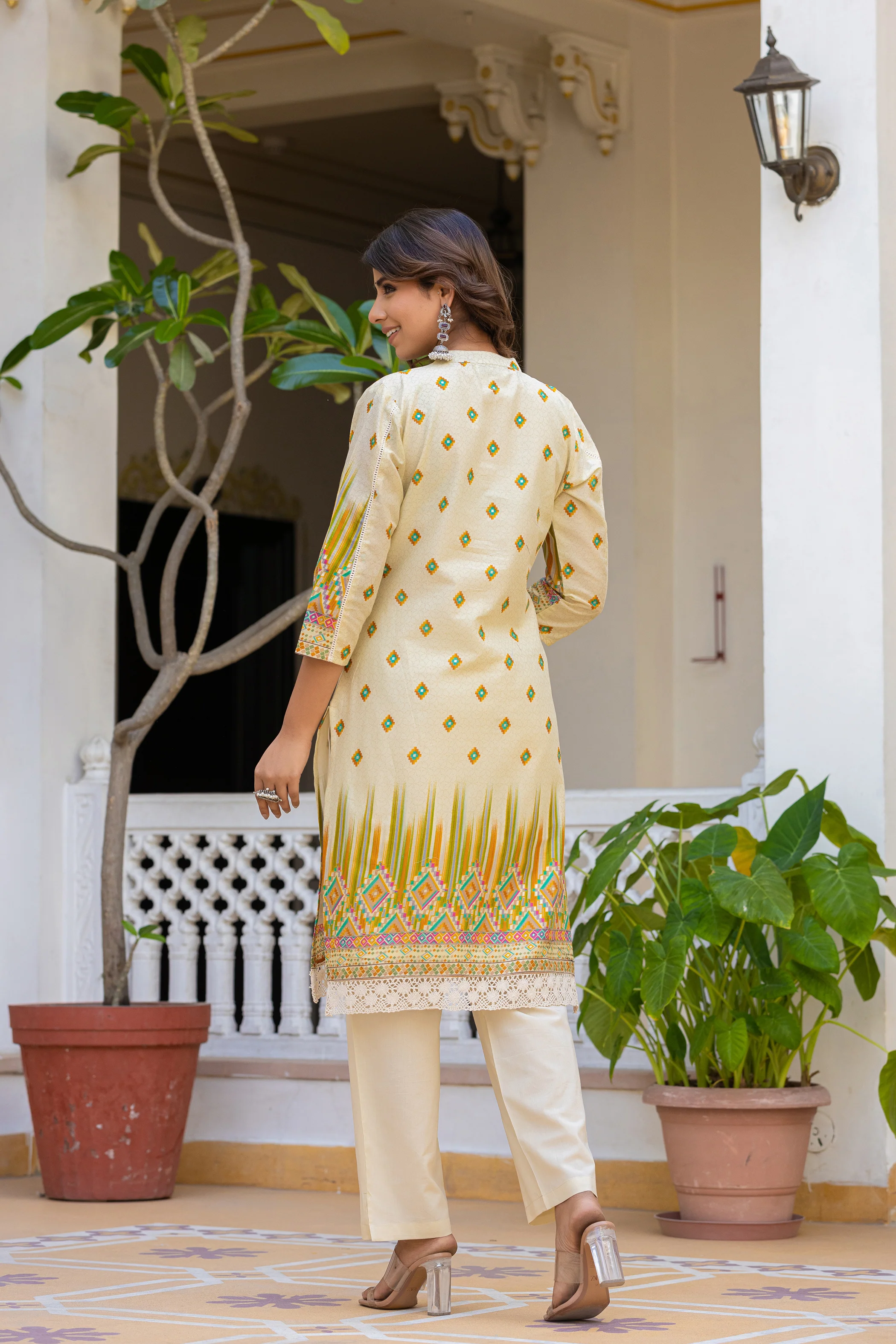 Arpita Amber Cotton Embrodiery Suit set - Image 5