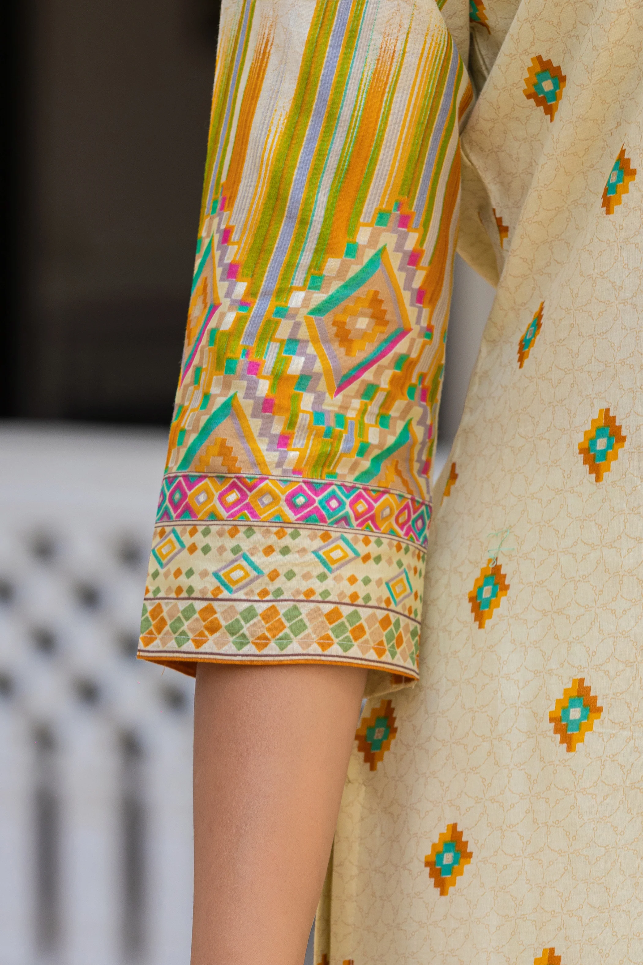 Arpita Amber Cotton Embrodiery Suit set - Image 9