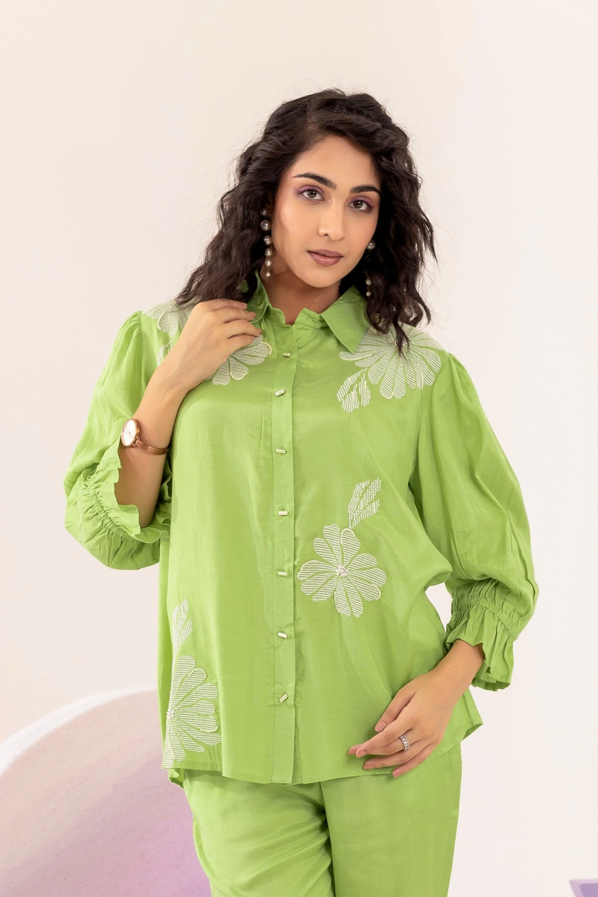 Holly pear Embroidered Co-ord Set - Image 18