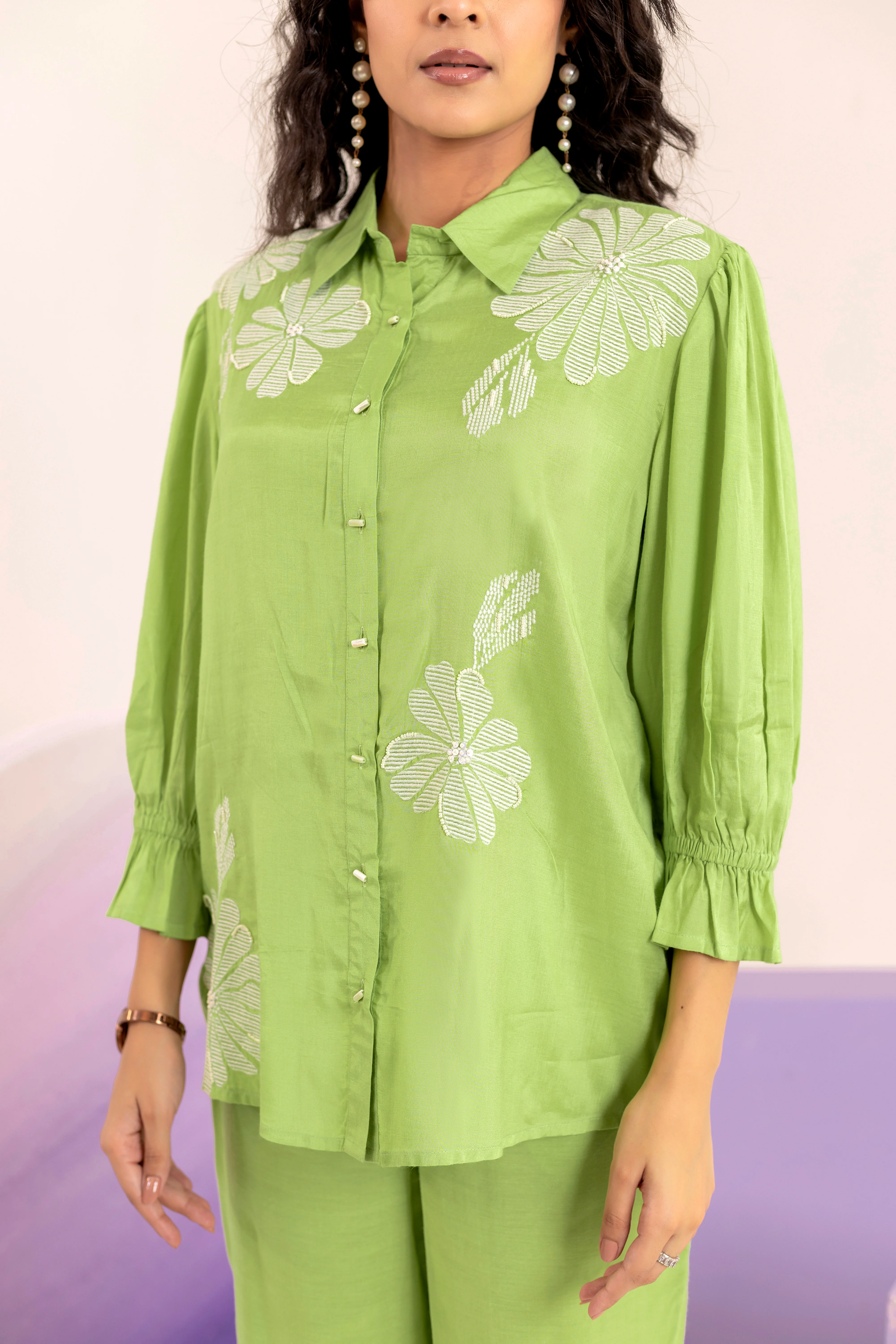 Holly pear Embroidered Co-ord Set - Image 20