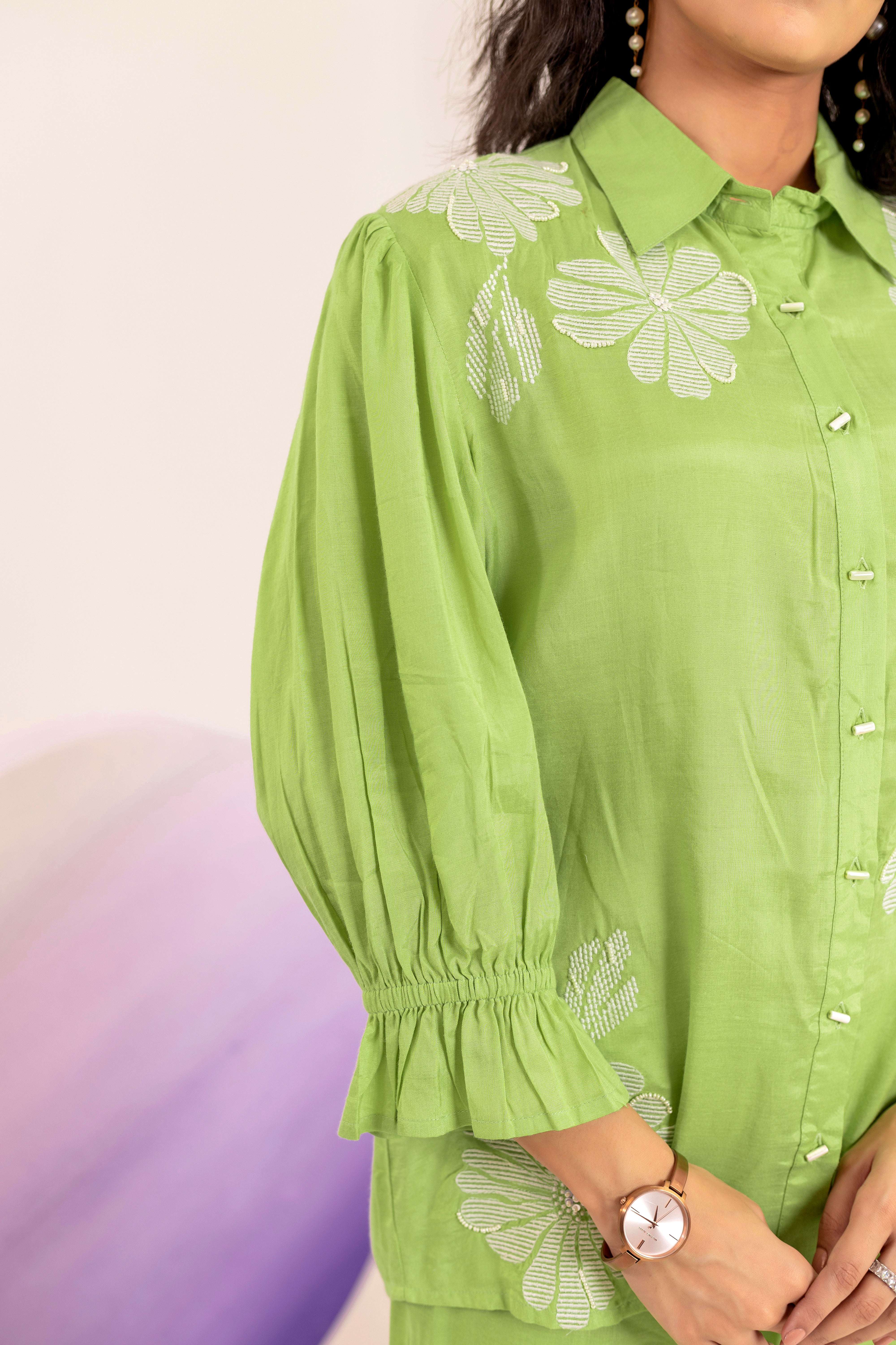 Holly pear Embroidered Co-ord Set - Image 21