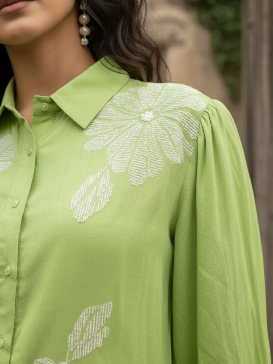 Holly pear Embroidered Co-ord Set - Image 6