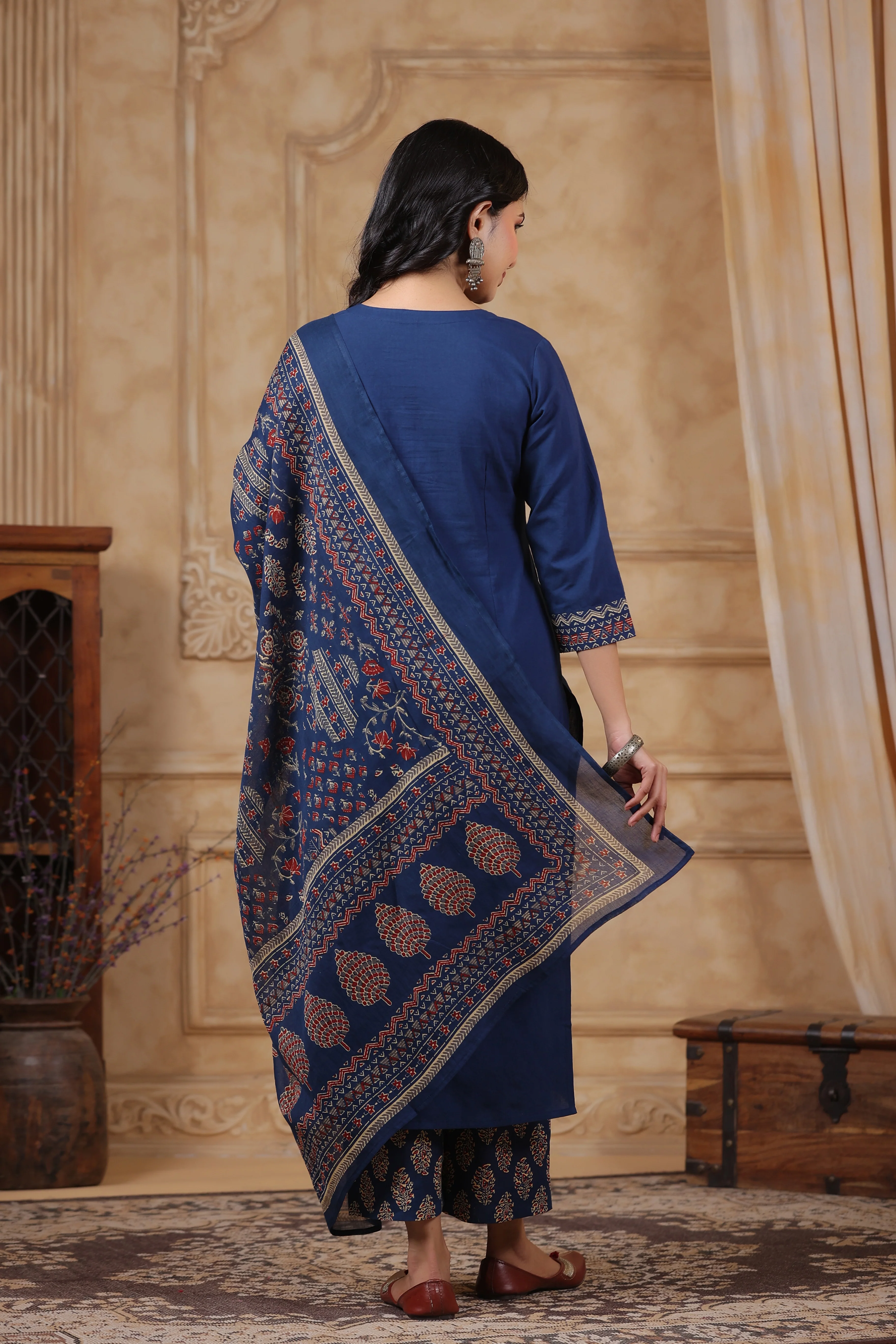 Hiya YaleBlue Cotton Suit Set - Image 3