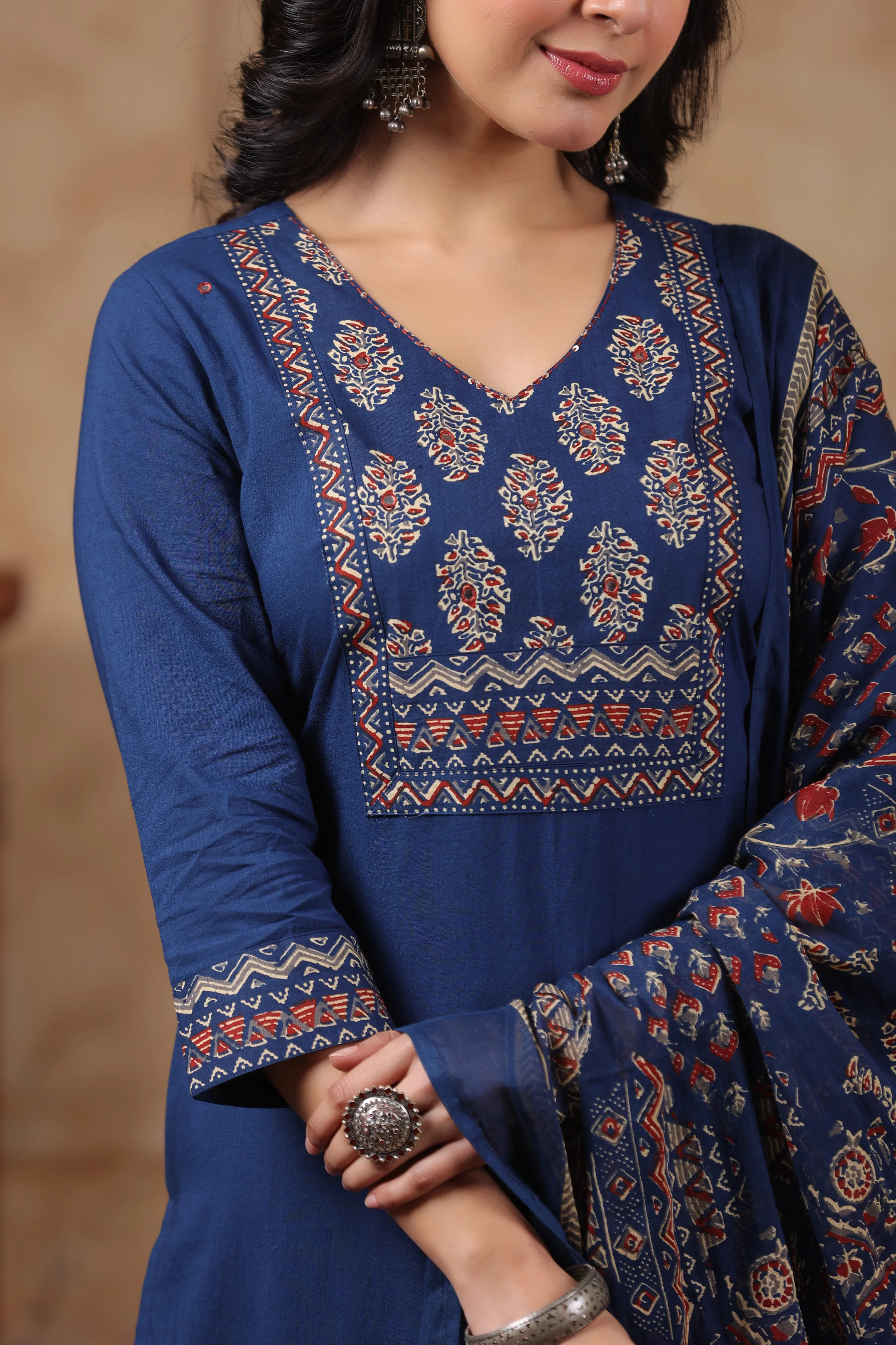 Hiya YaleBlue Cotton Suit Set - Image 4
