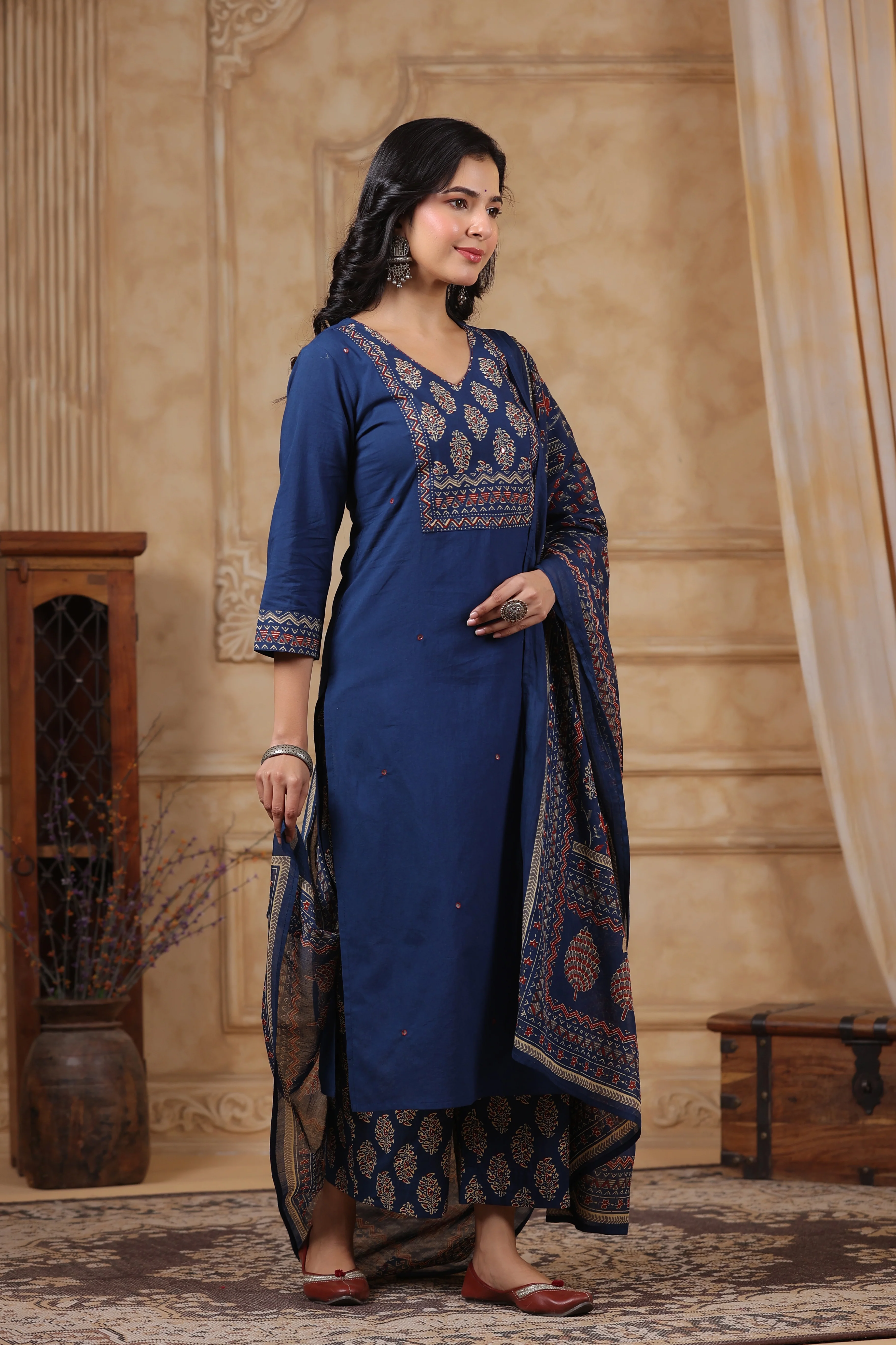 Hiya YaleBlue Cotton Suit Set - Image 7