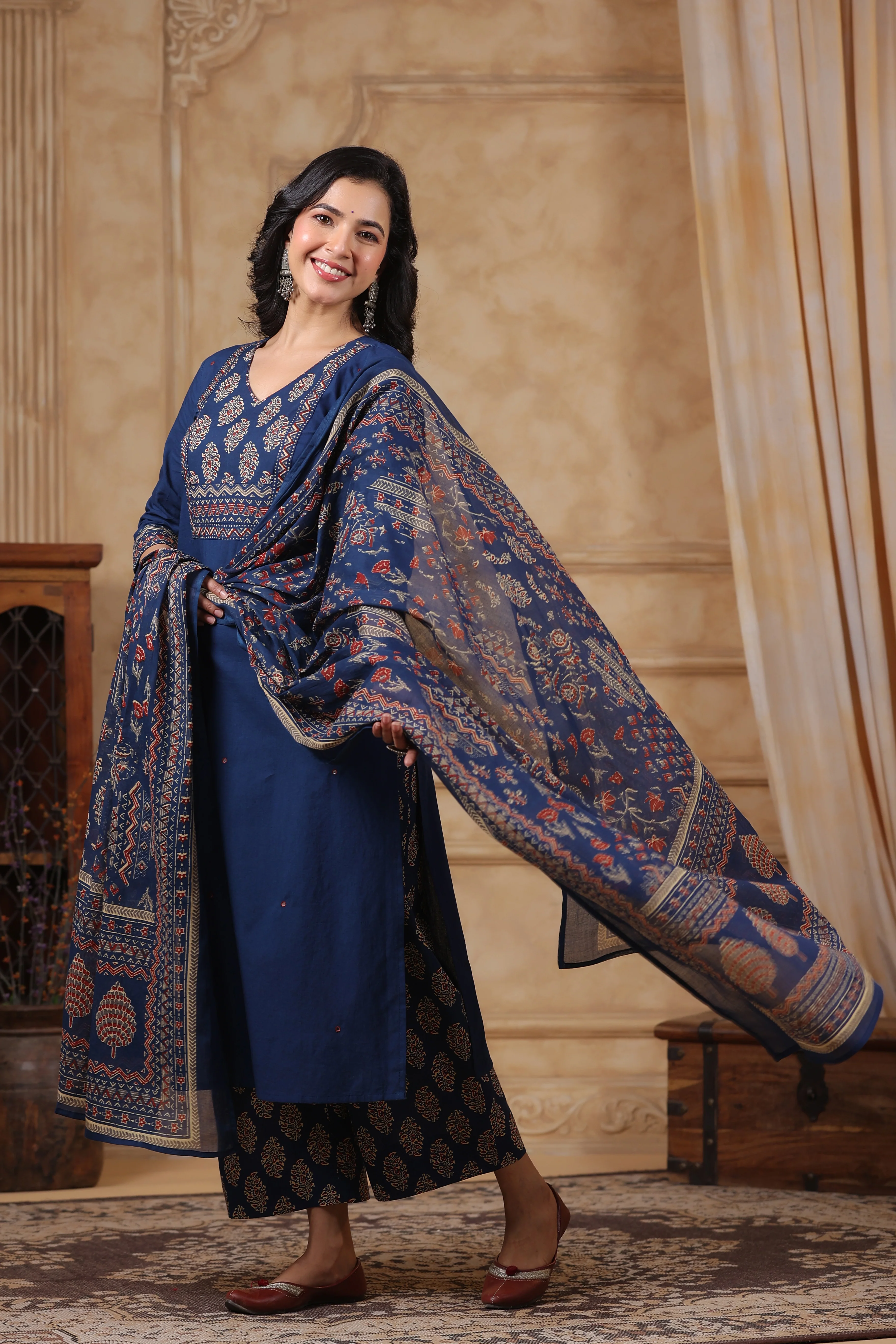 Hiya YaleBlue Cotton Suit Set - Image 8