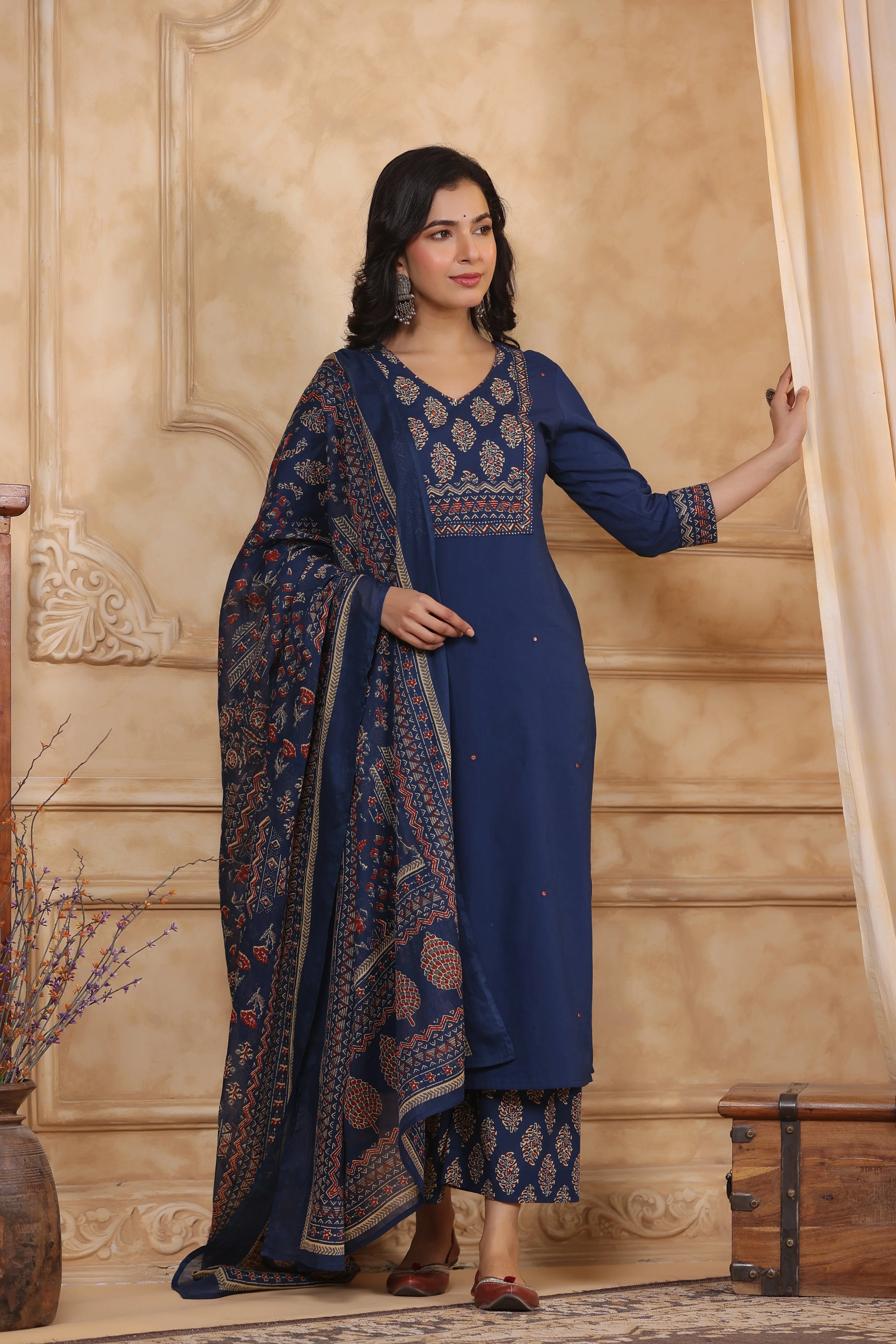 Hiya YaleBlue Cotton Suit Set - Image 9