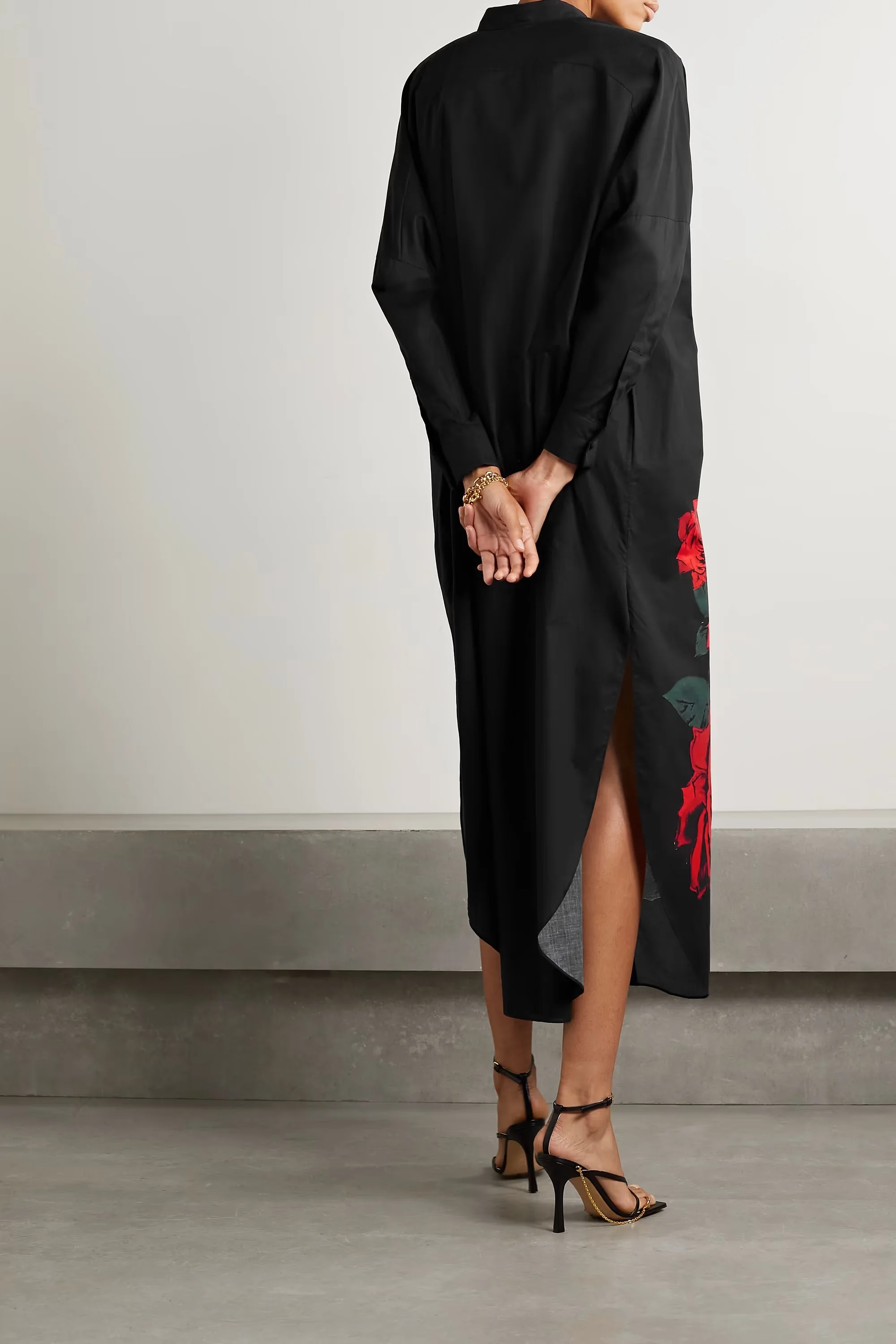 Laurel Robbin Black Shirt Dress - Image 3