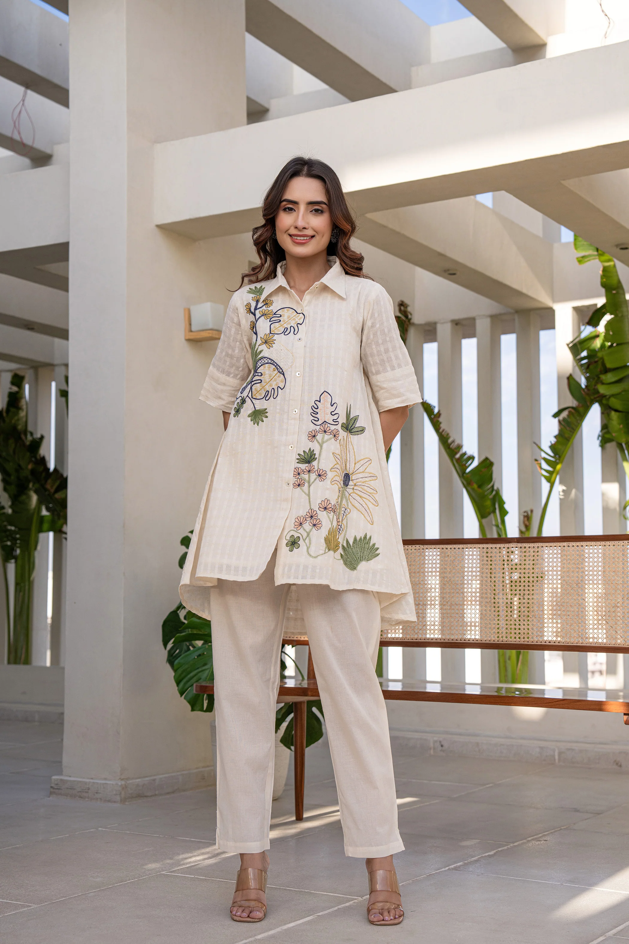 Teresa Walnut Cotton Co-ord Set - Image 4