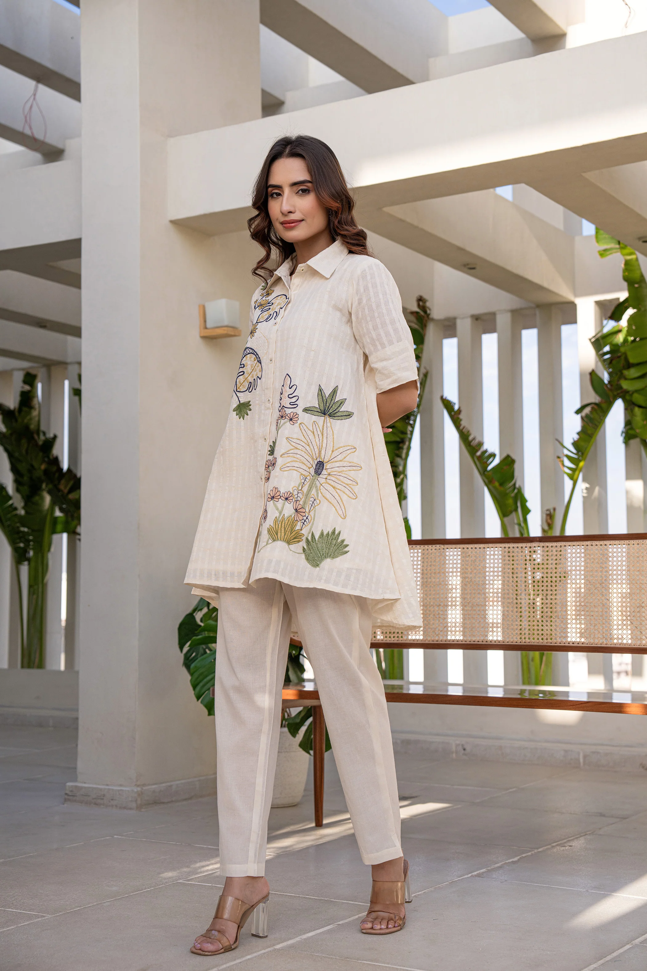 Teresa Walnut Cotton Co-ord Set - Image 5