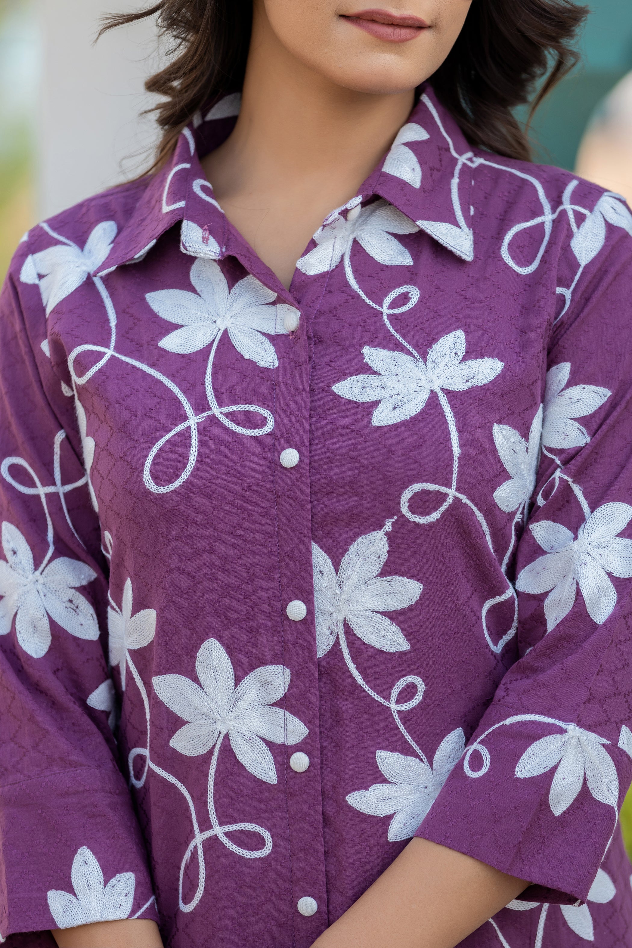 Teresa Jam Embroidery Co-ord Set - Image 2