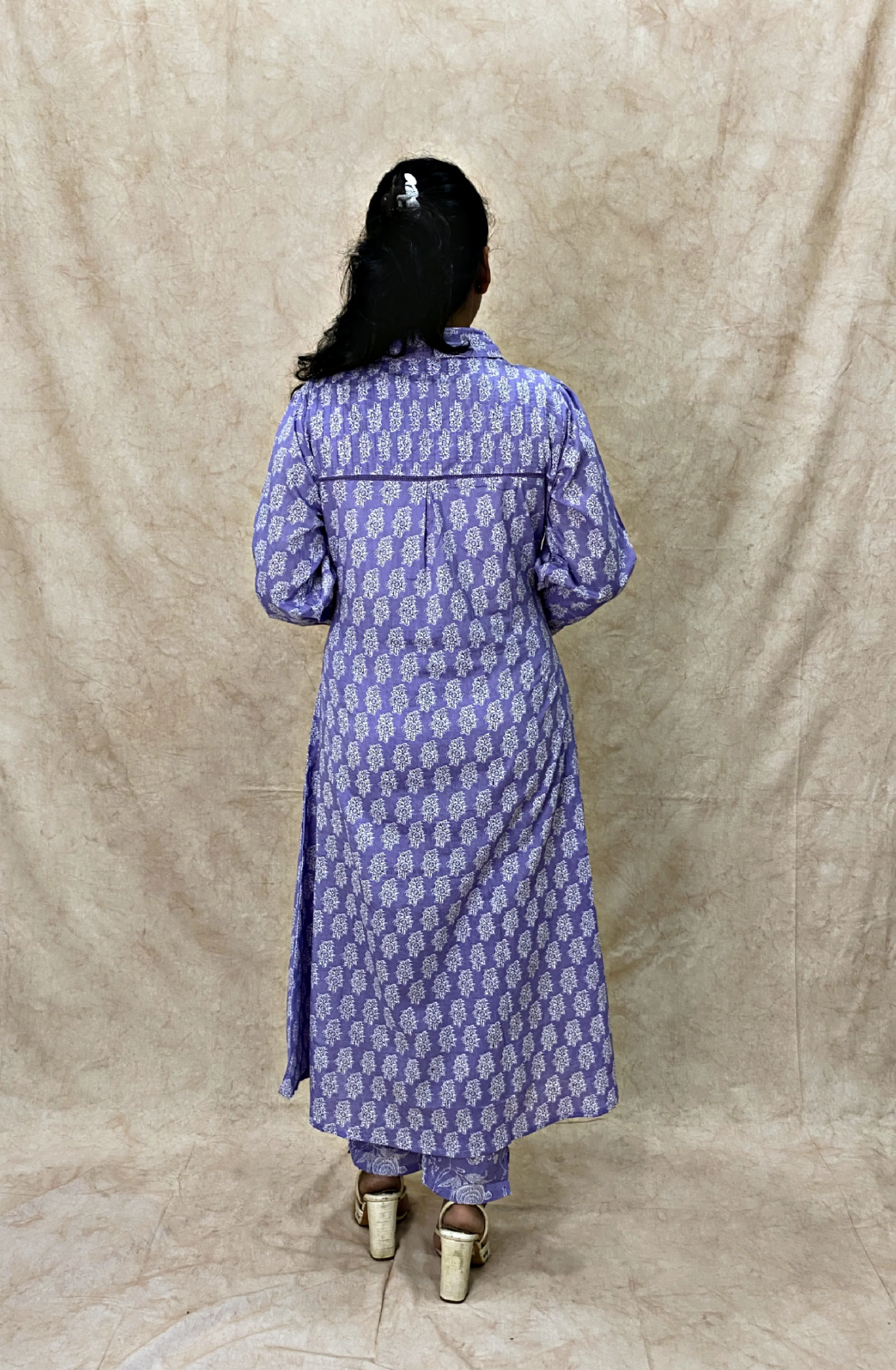 Ishani Lily Cotton Kurta Pant Set - Image 5