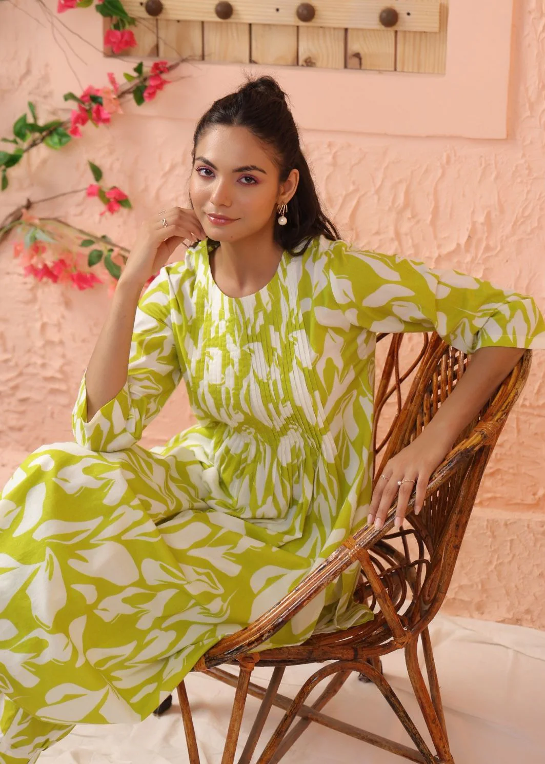 Harshini Pear Printed Cotton Co-ord Set - Image 2