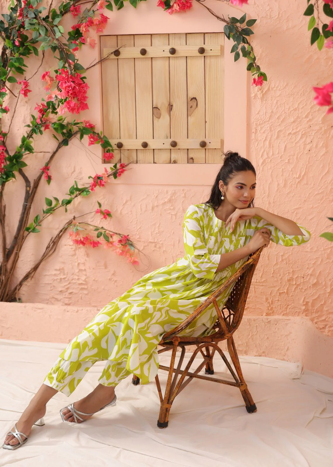 Harshini Pear Printed Cotton Co-ord Set - Image 5