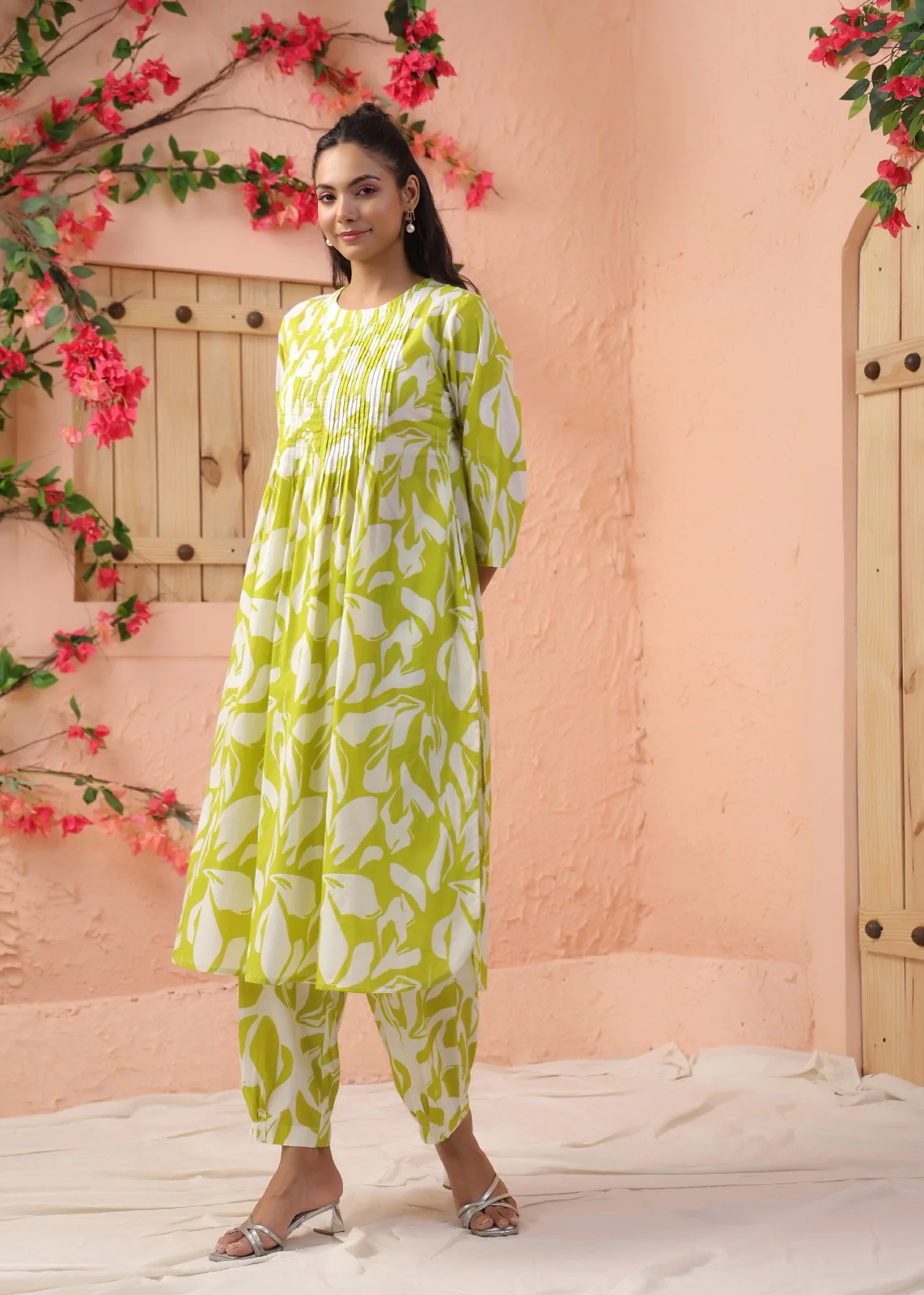 Harshini Pear Printed Cotton Co-ord Set - Image 7