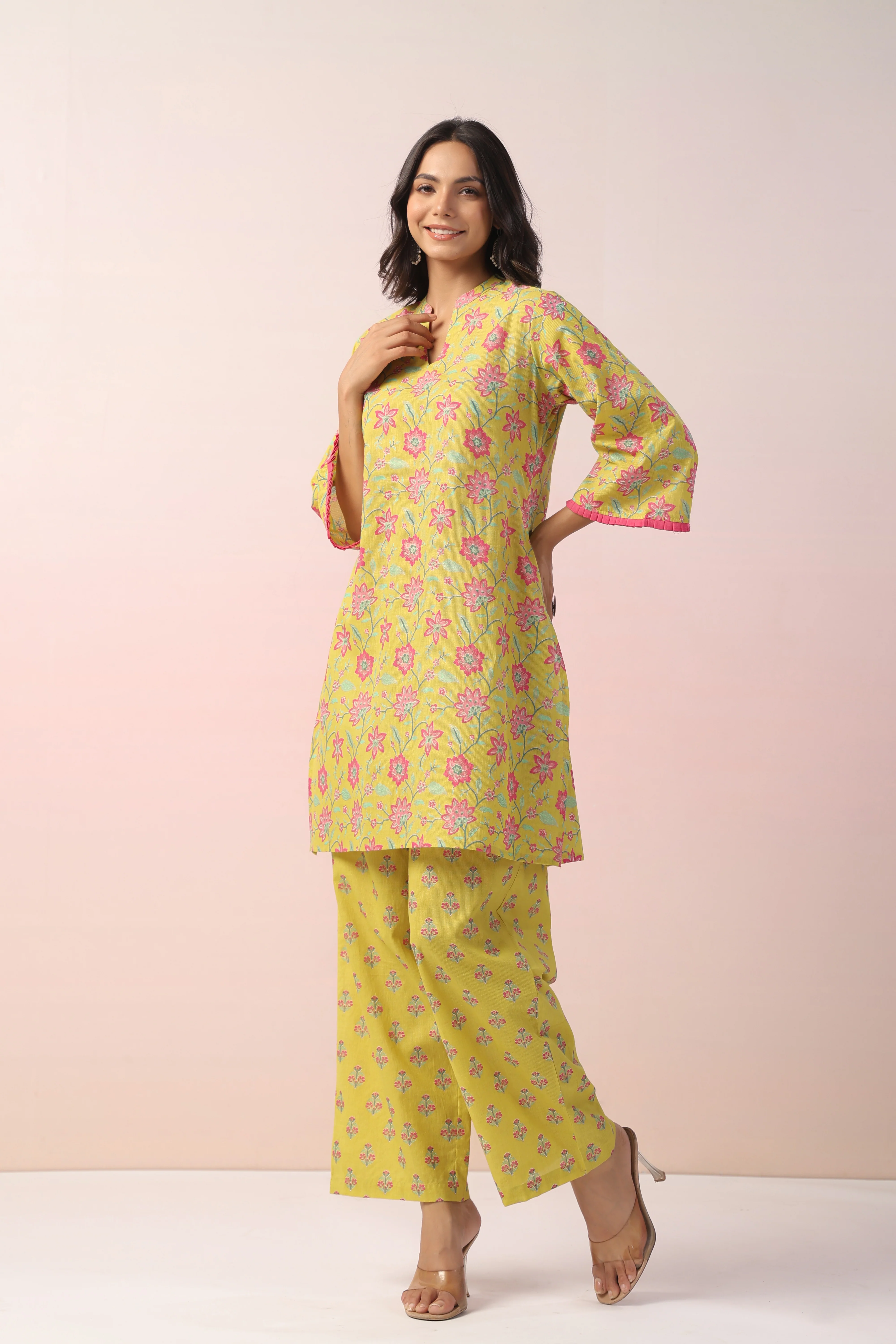 HARSHINI SUNSHINE COTTON PRINTED CO-ORD SET - Image 5